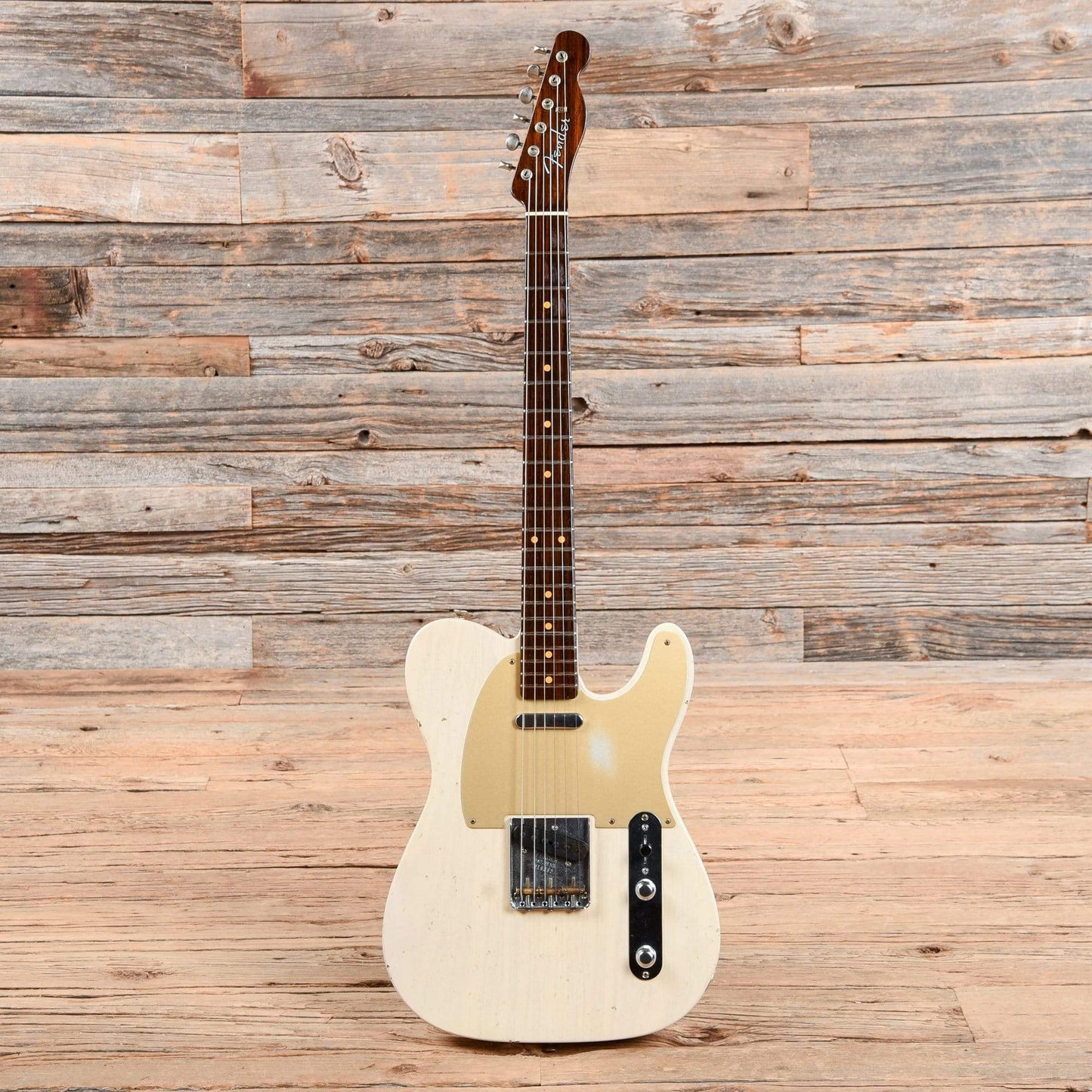 Fender Fender Custom Shop Limited 50's Telecaster Journeyman Relic w/Rosewood Neck Aged White Blonde 2016 Electric Guitars / Solid Body