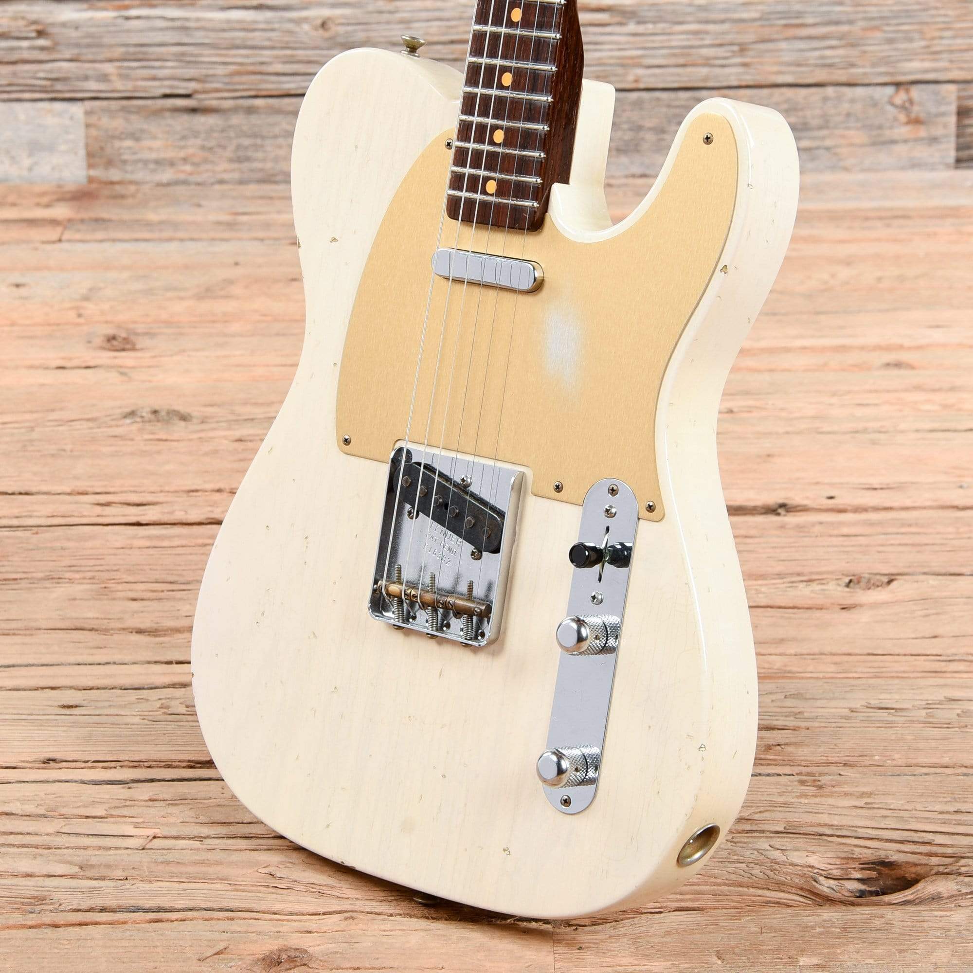 Fender Fender Custom Shop Limited 50's Telecaster Journeyman Relic w/Rosewood Neck Aged White Blonde 2016 Electric Guitars / Solid Body