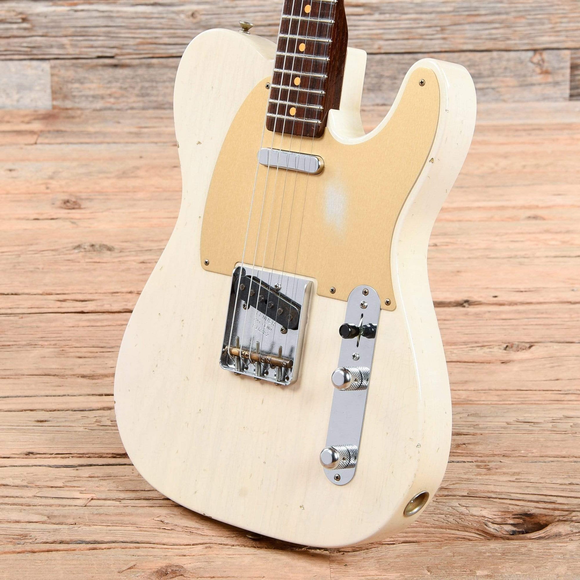 Fender Fender Custom Shop Limited 50's Telecaster Journeyman Relic w/Rosewood Neck Aged White Blonde 2016 Electric Guitars / Solid Body