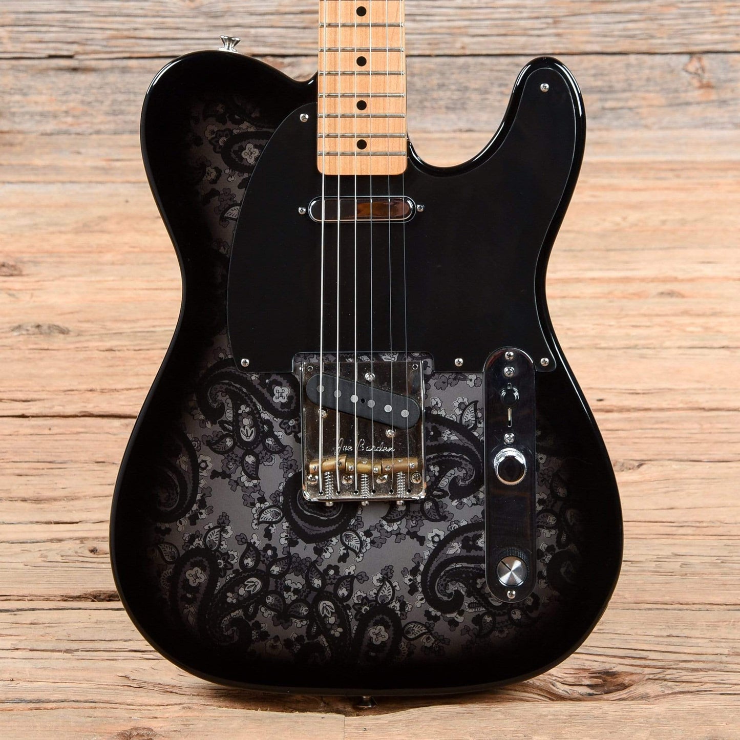 Fender FSR Standard Telecaster Black Paisley 2012 Electric Guitars / Solid Body