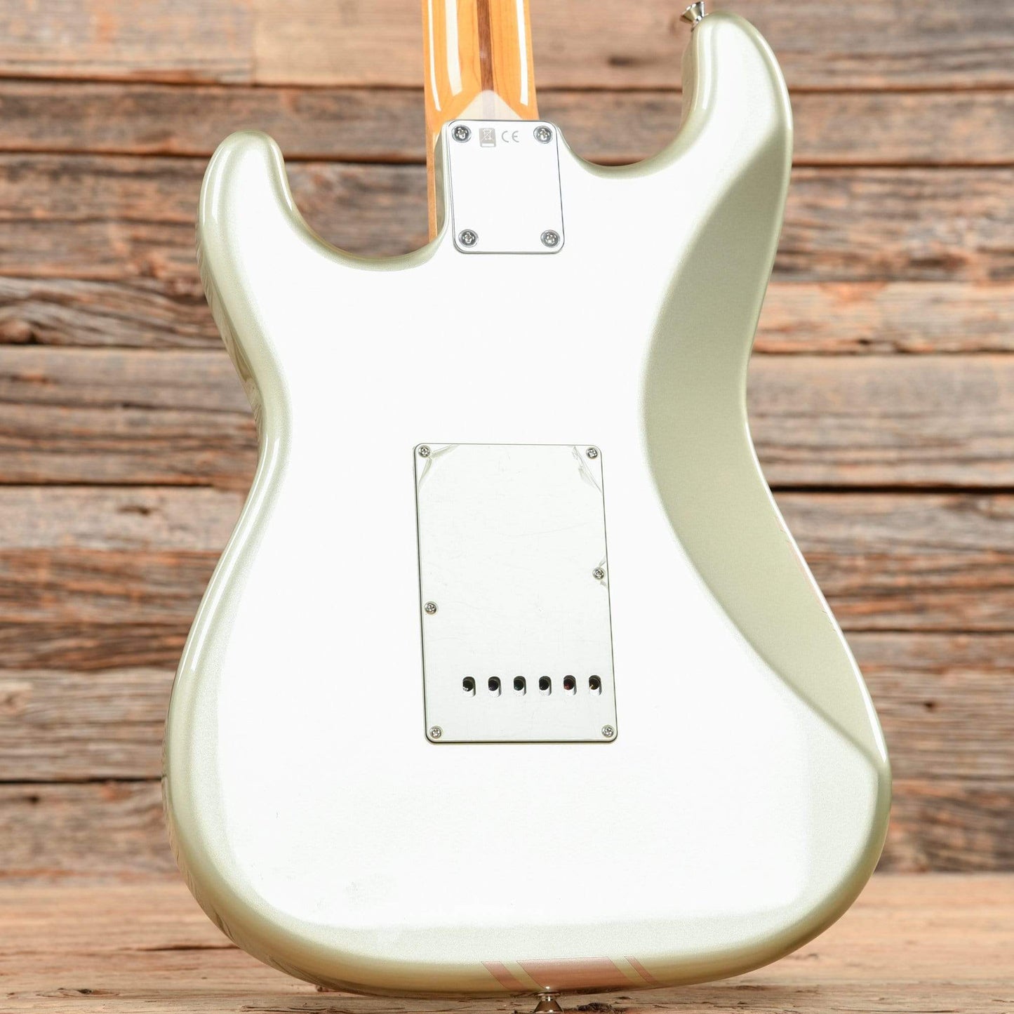 Fender FSR Traditional 50s Stratocaster with Competition Stripe Inca Silver with Shoreline Gold Stripes 2018 Electric Guitars / Solid Body