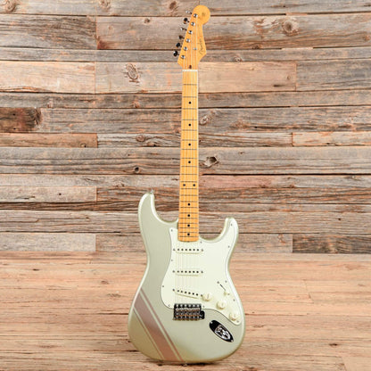 Fender FSR Traditional 50s Stratocaster with Competition Stripe Inca Silver with Shoreline Gold Stripes 2018 Electric Guitars / Solid Body