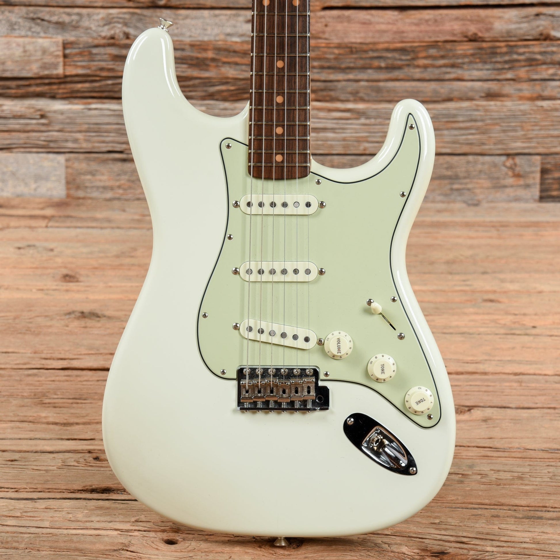 Fender FSR Wildwood '59 Stratocaster Olympic White Electric Guitars / Solid Body