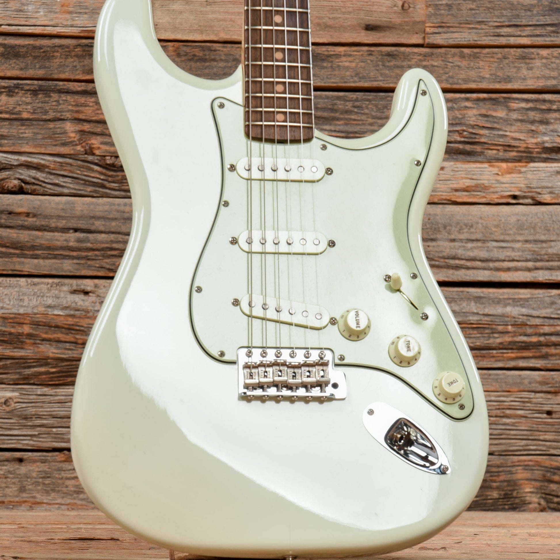 Fender FSR Wildwood '59 Stratocaster Olympic White Electric Guitars / Solid Body