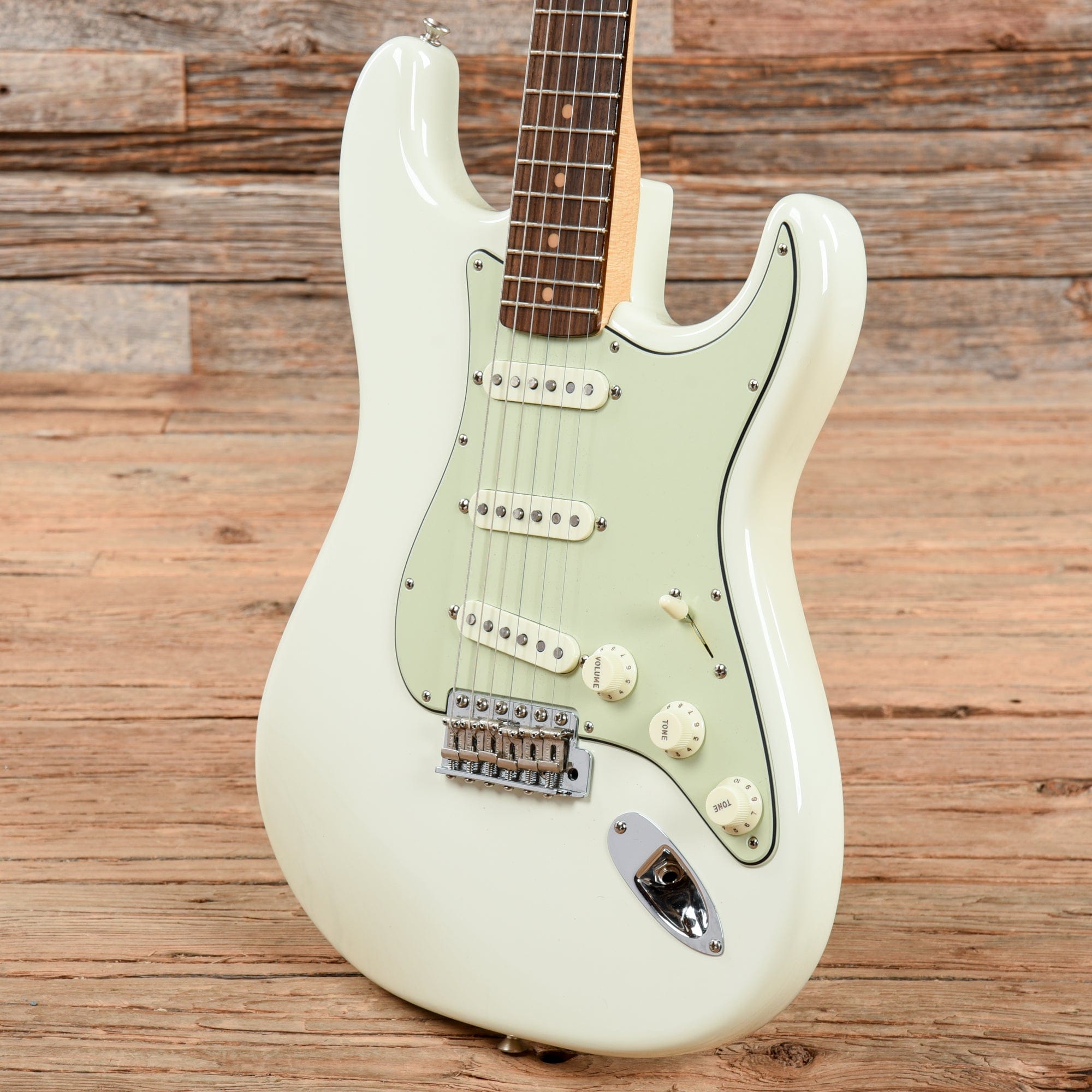 Fender FSR Wildwood '59 Stratocaster Olympic White Electric Guitars / Solid Body