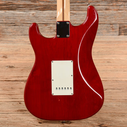 Fender Highway 1 Stratocaster Crimson Red Transparent 2003 Electric Guitars / Solid Body