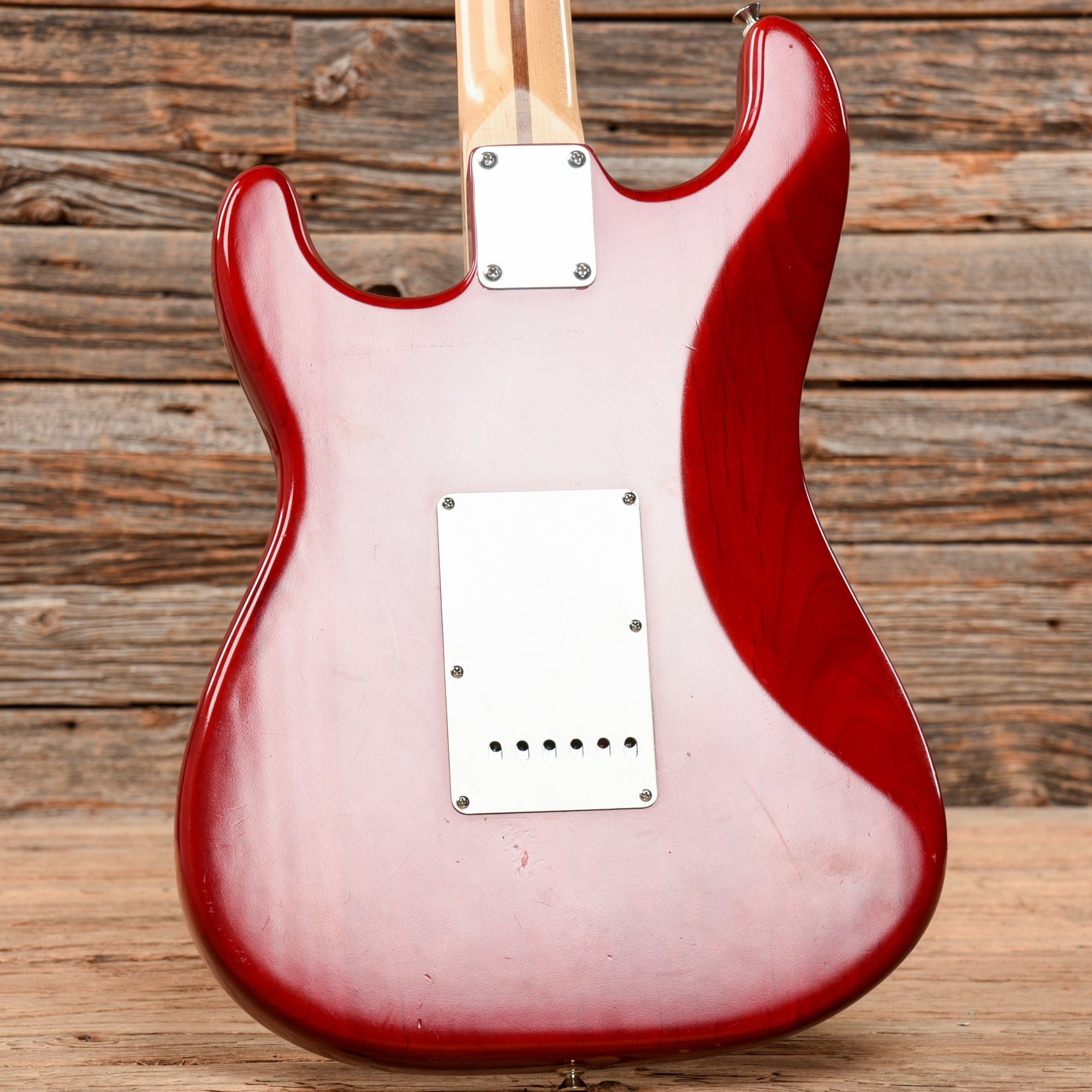 Fender Highway 1 Stratocaster Crimson Red Transparent 2003 Electric Guitars / Solid Body