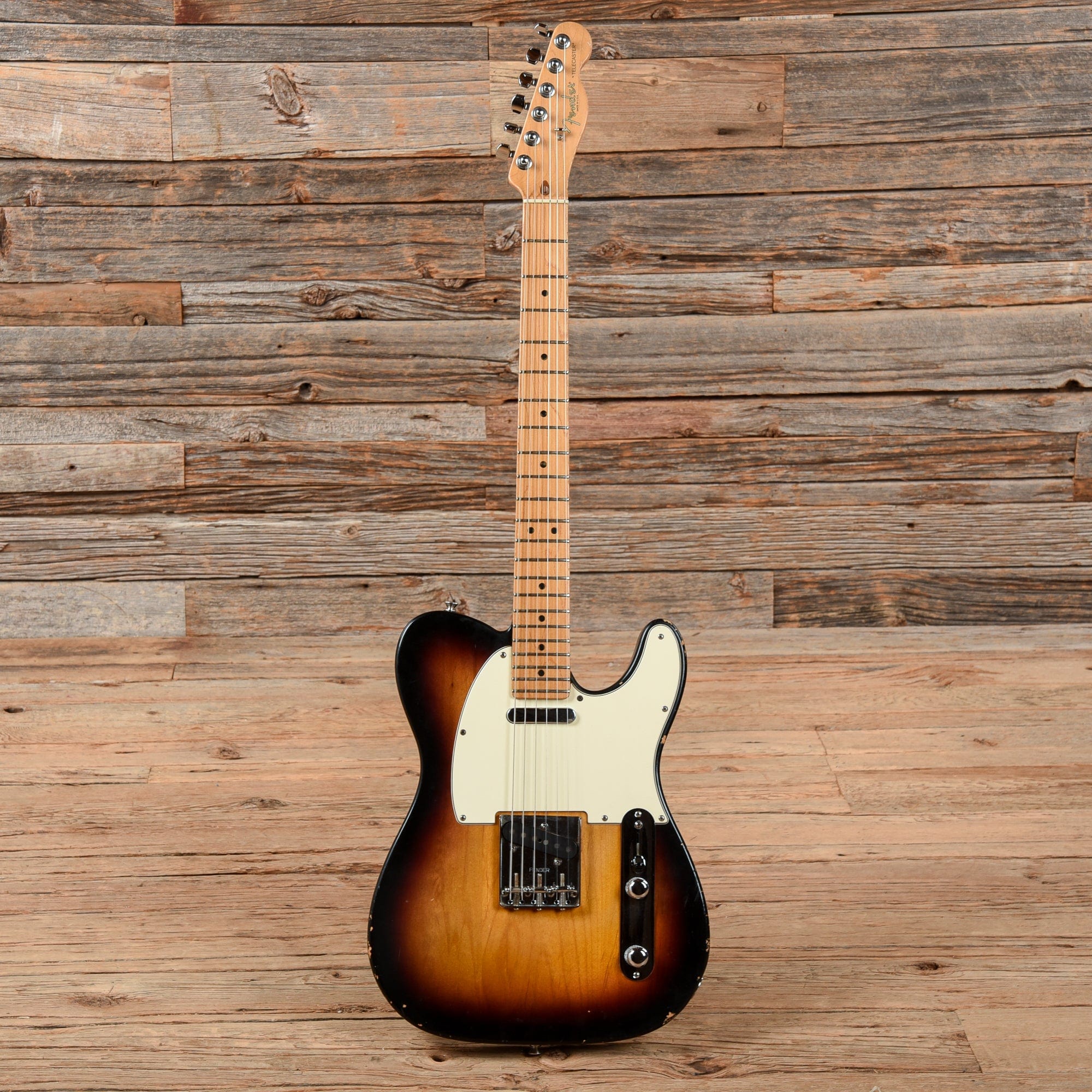 Telecaster Back Route Fender Highway One Telecaster Sunburst 2003 – Chicago Music Exchange
