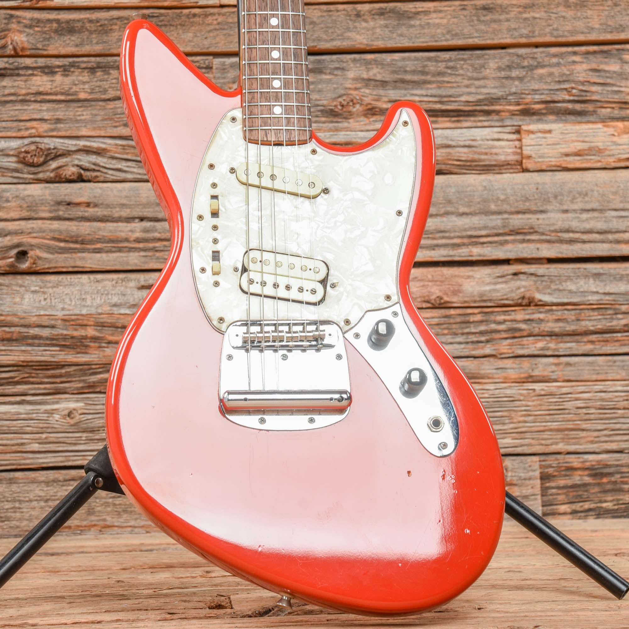 Fender Jag-Stang Fiesta Red 1996 Electric Guitars / Solid Body