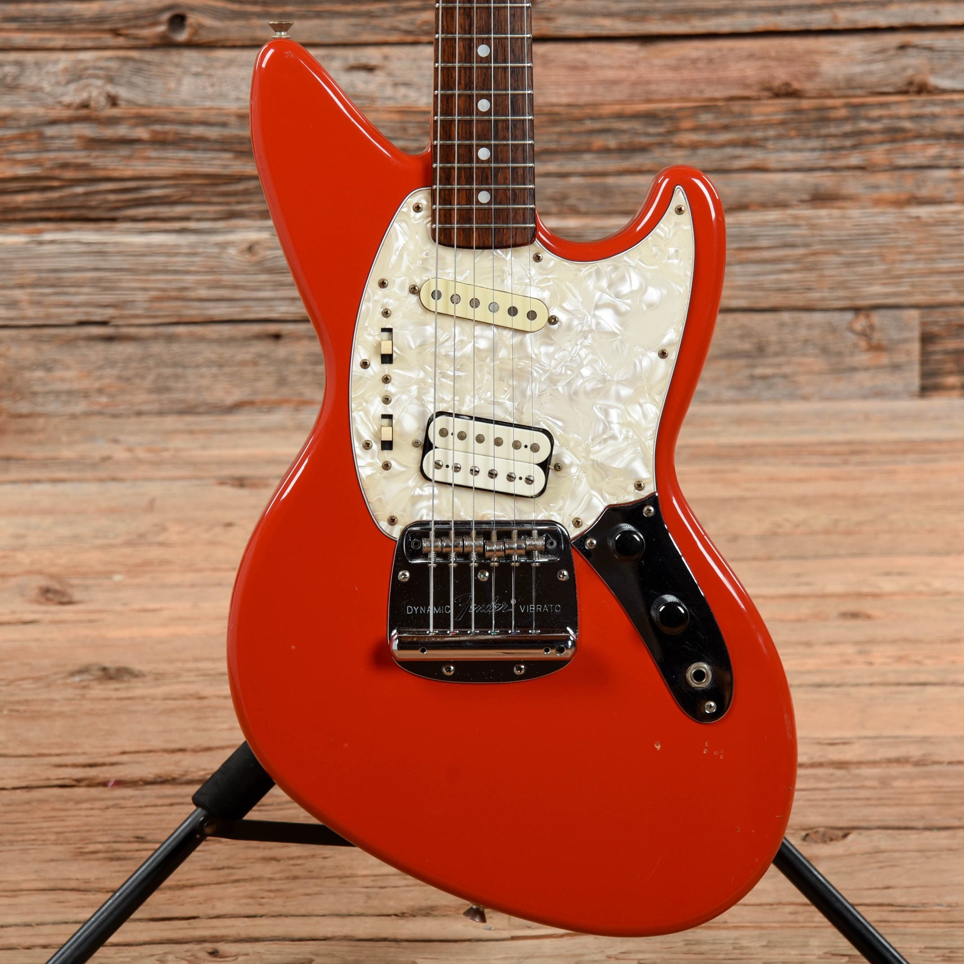 Fender Jag-Stang Fiesta Red Electric Guitars / Solid Body