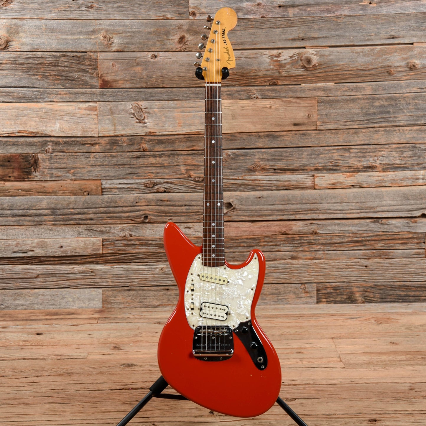 Fender Jag-Stang Fiesta Red Electric Guitars / Solid Body