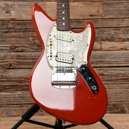 Fender Jag-Stang Fiesta Red Electric Guitars / Solid Body
