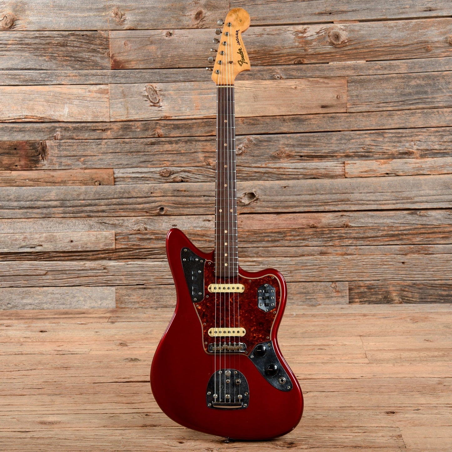 Fender Jaguar Candy Apple Red Refin 1963 Electric Guitars / Solid Body