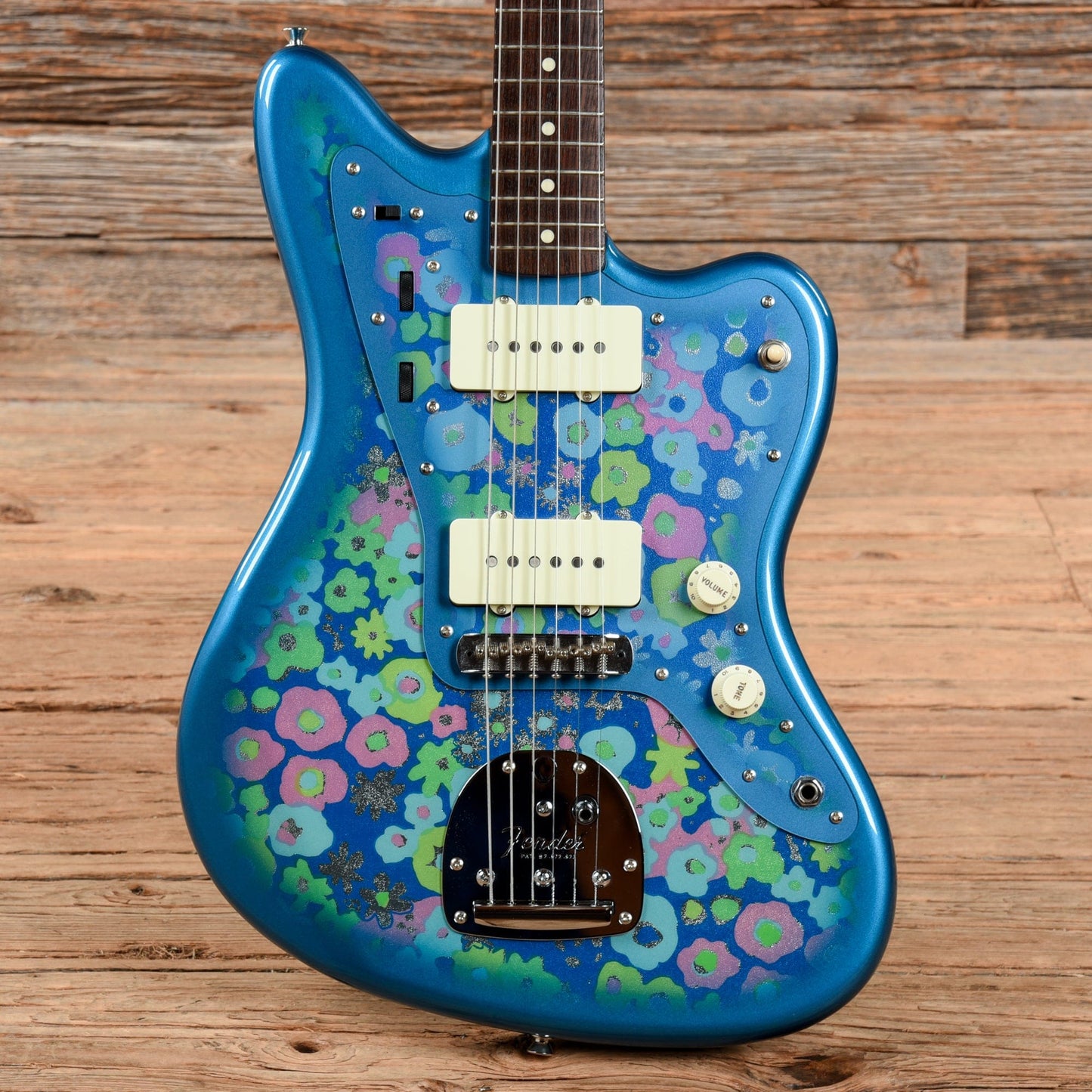 Fender Japan Traditional 60s Jazzmaster Blue Floral 2018 Electric Guitars / Solid Body