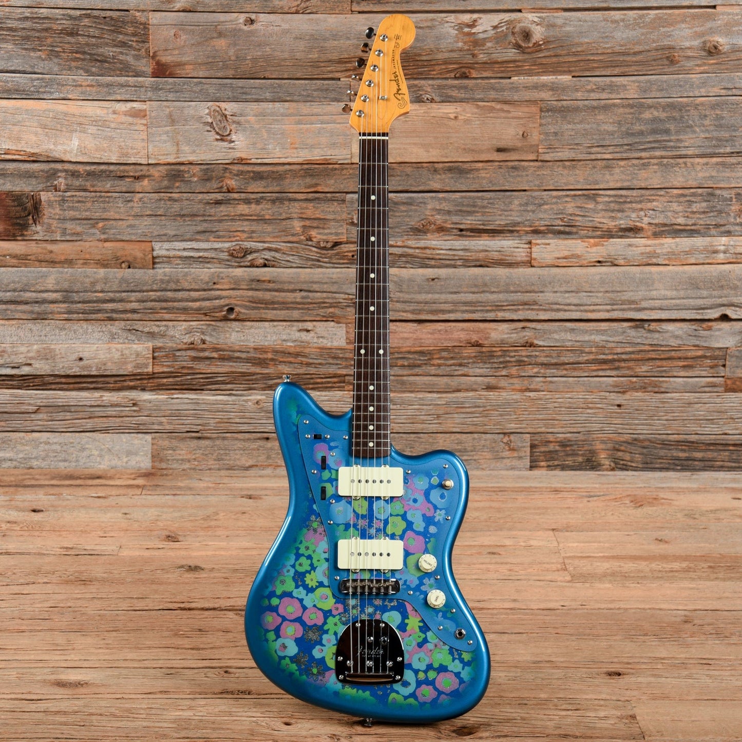 Fender Japan Traditional 60s Jazzmaster Blue Floral 2018 Electric Guitars / Solid Body
