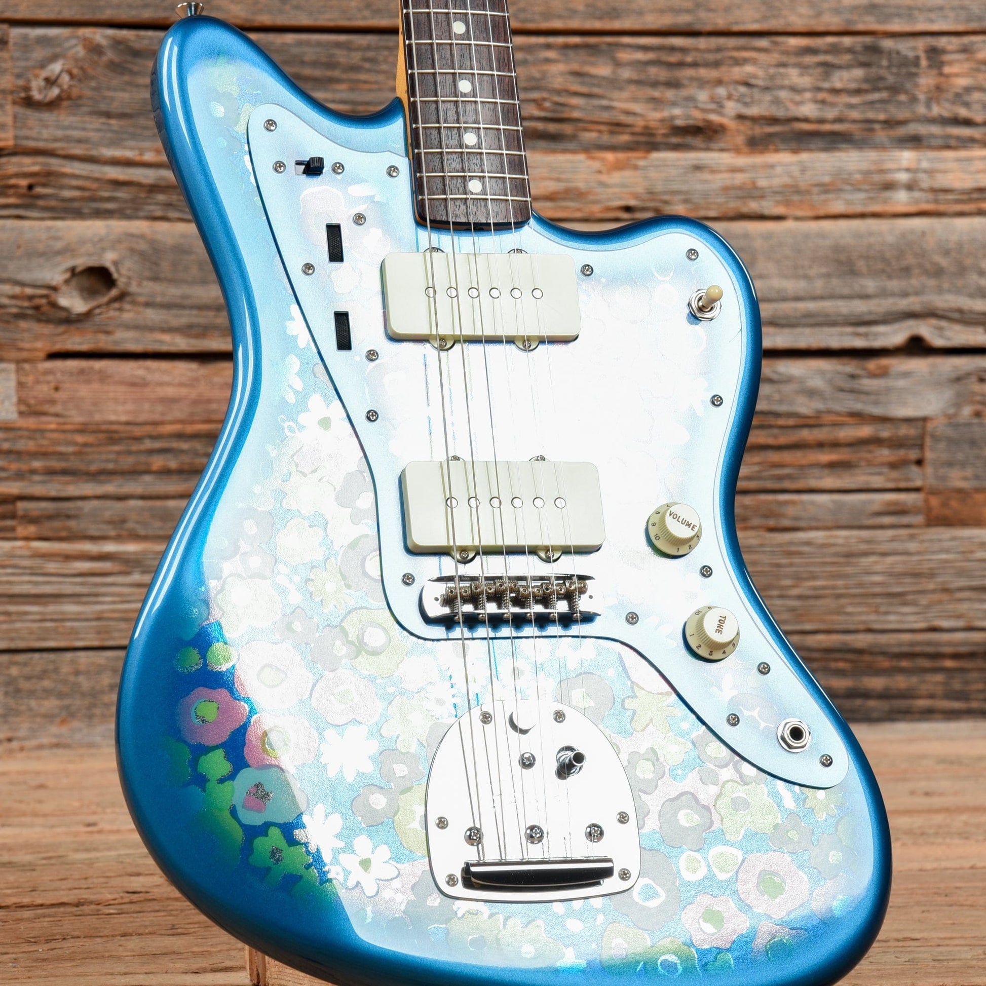 Fender Japan Traditional 60s Jazzmaster Blue Floral 2018 Electric Guitars / Solid Body
