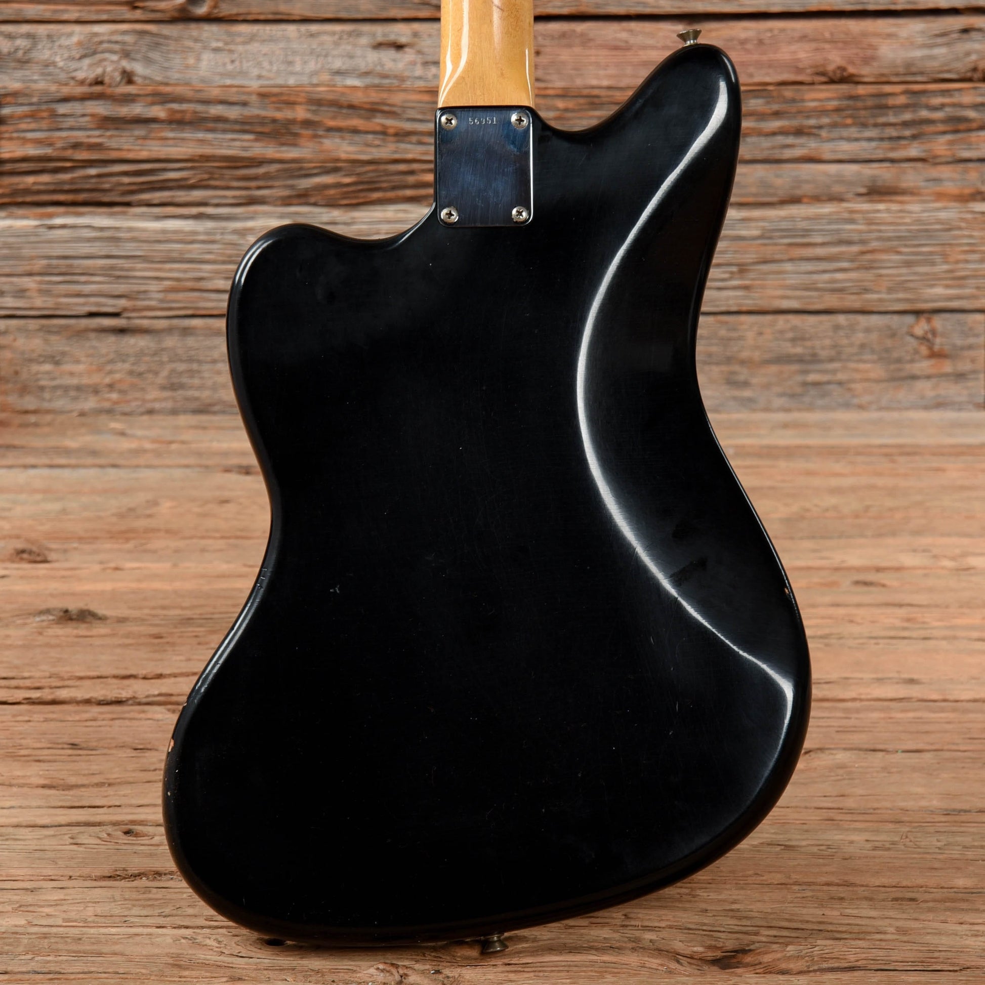 Fender Jazzmaster Black Over Sunburst Refin 1961 Electric Guitars / Solid Body