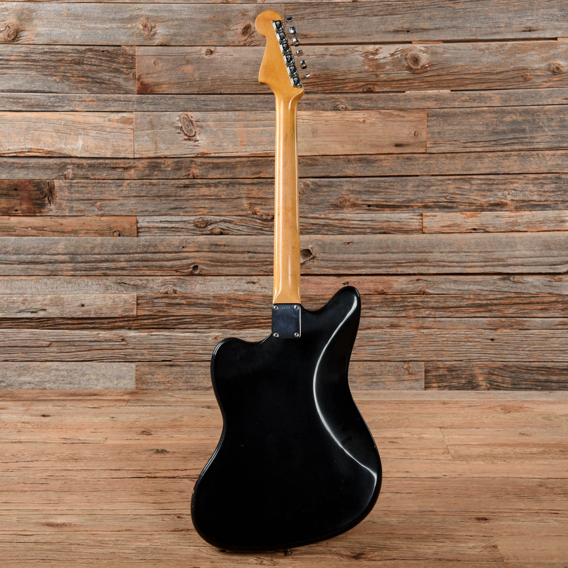 Fender Jazzmaster Black Over Sunburst Refin 1961 Electric Guitars / Solid Body