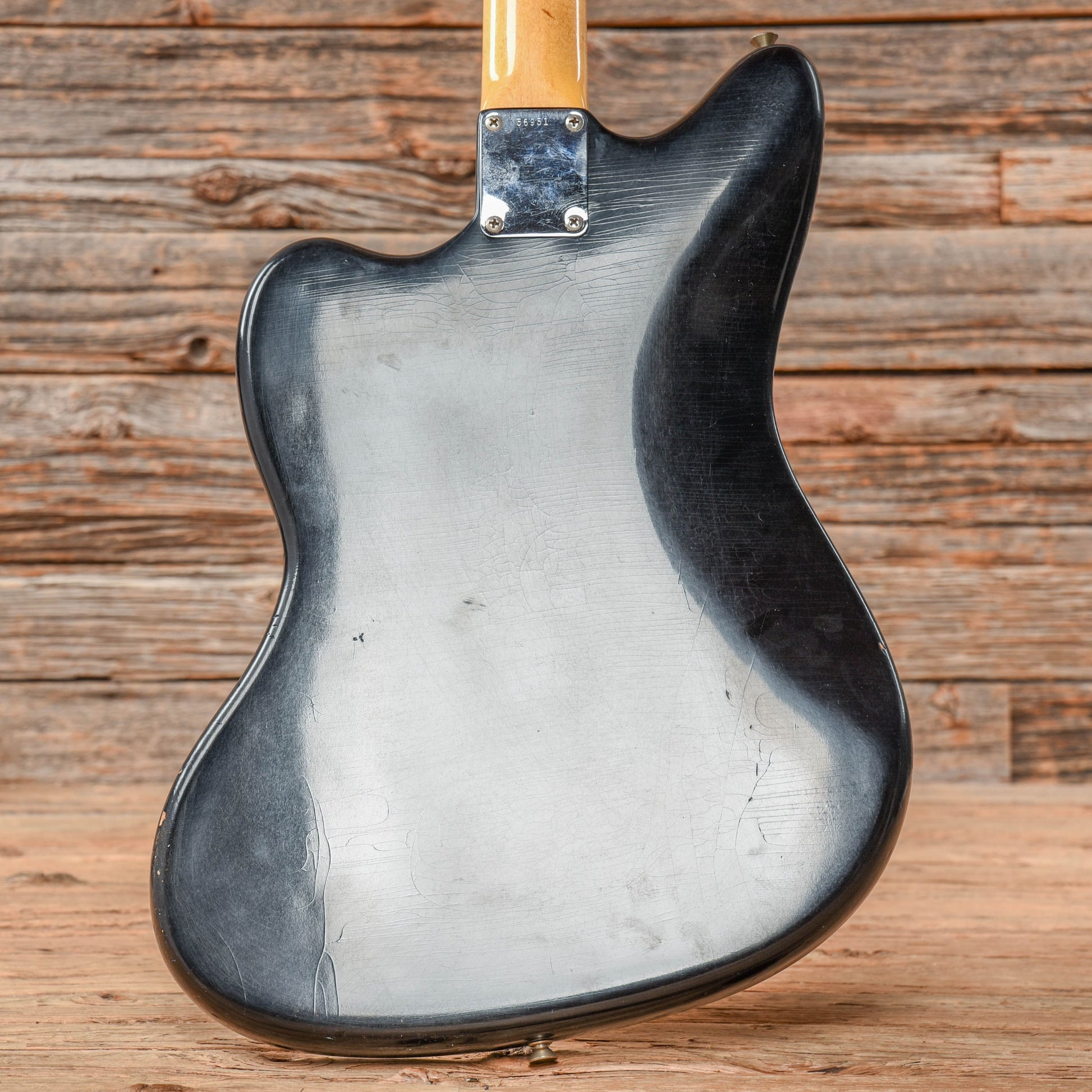 Fender Jazzmaster Black Over Sunburst Refin 1961 Electric Guitars / Solid Body