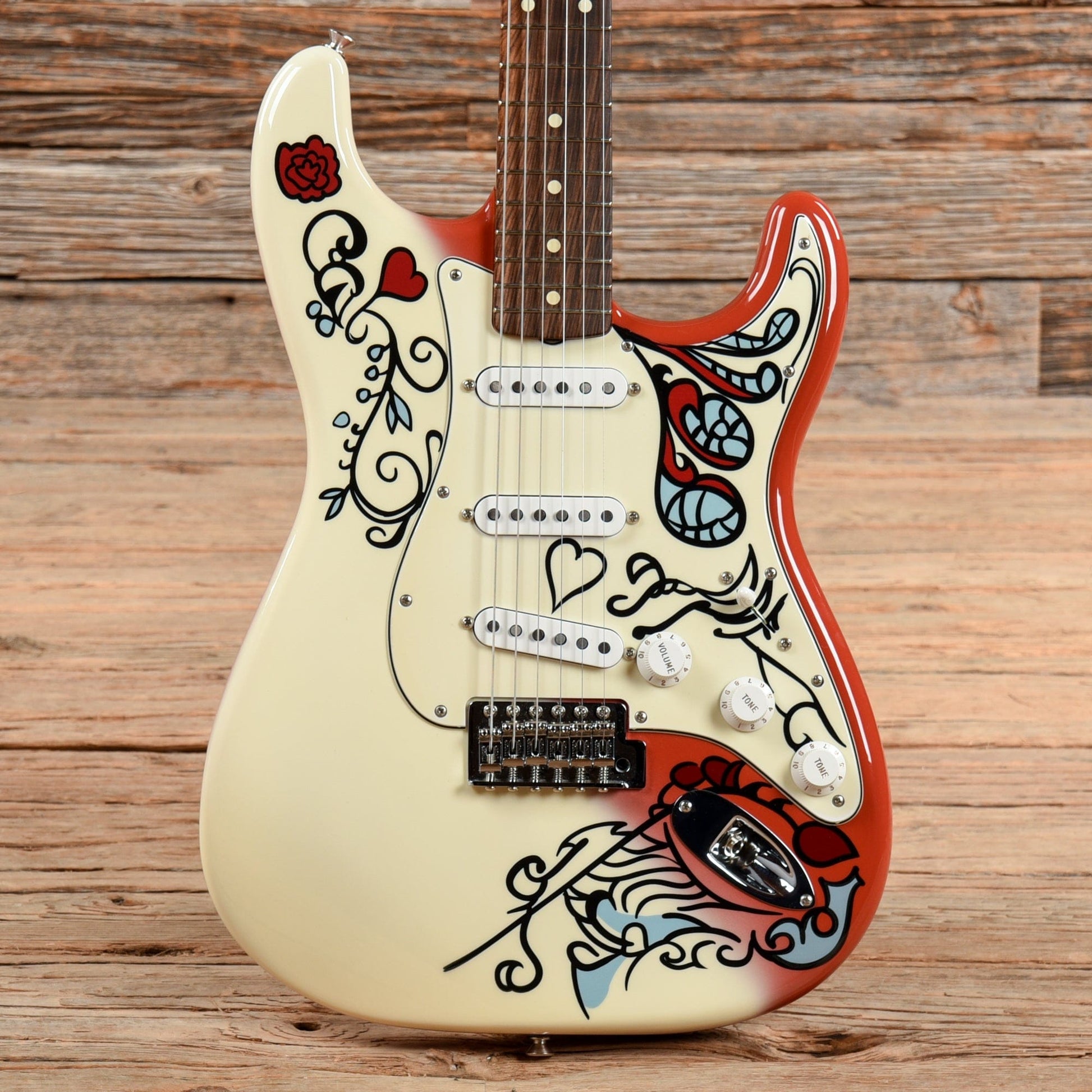 Fender Jimi Hendrix Monterey Artist Series Signature Stratocaster Monterey Graphic 2017 Electric Guitars / Solid Body