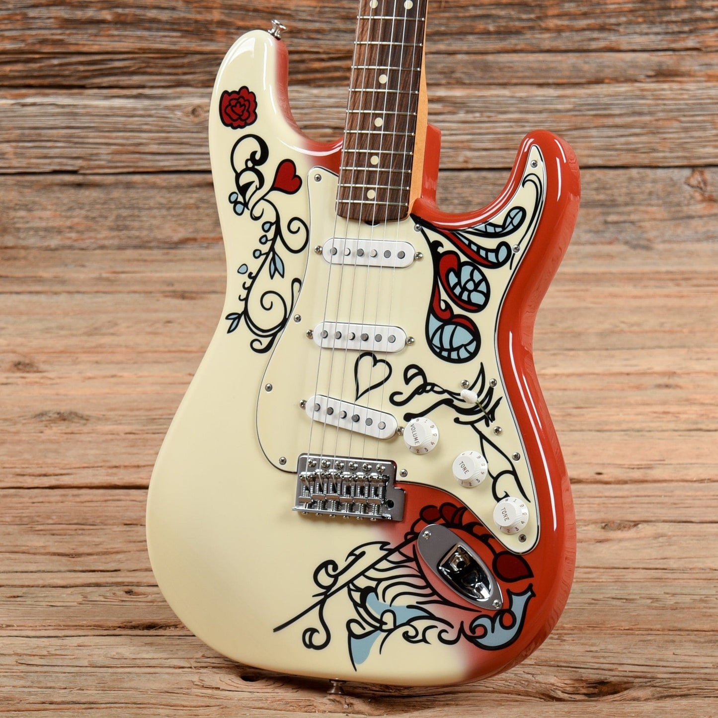 Fender Jimi Hendrix Monterey Artist Series Signature Stratocaster Monterey Graphic 2017 Electric Guitars / Solid Body