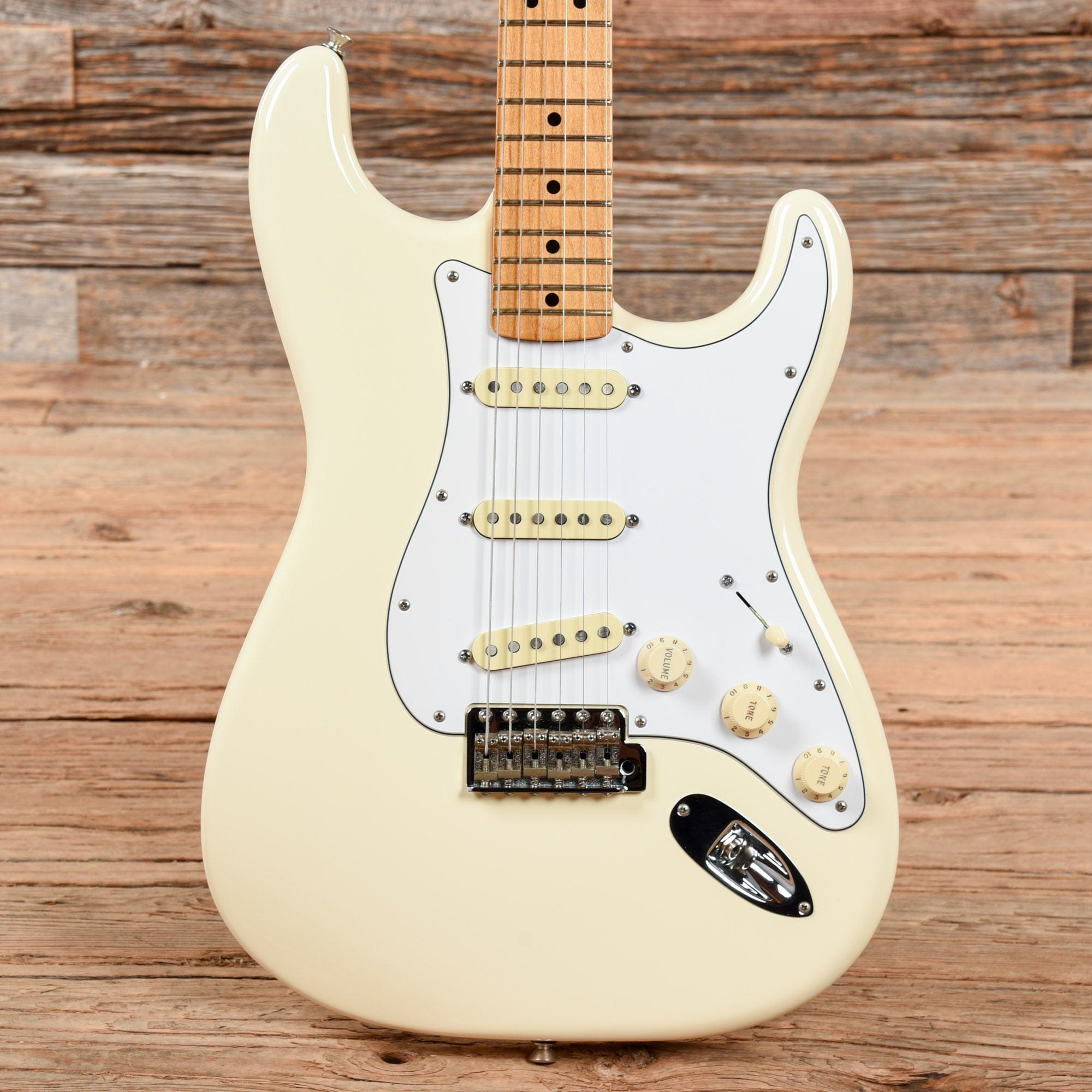 Fender Jimi Hendrix Stratocaster Olympic White 2015 Electric Guitars / Solid Body