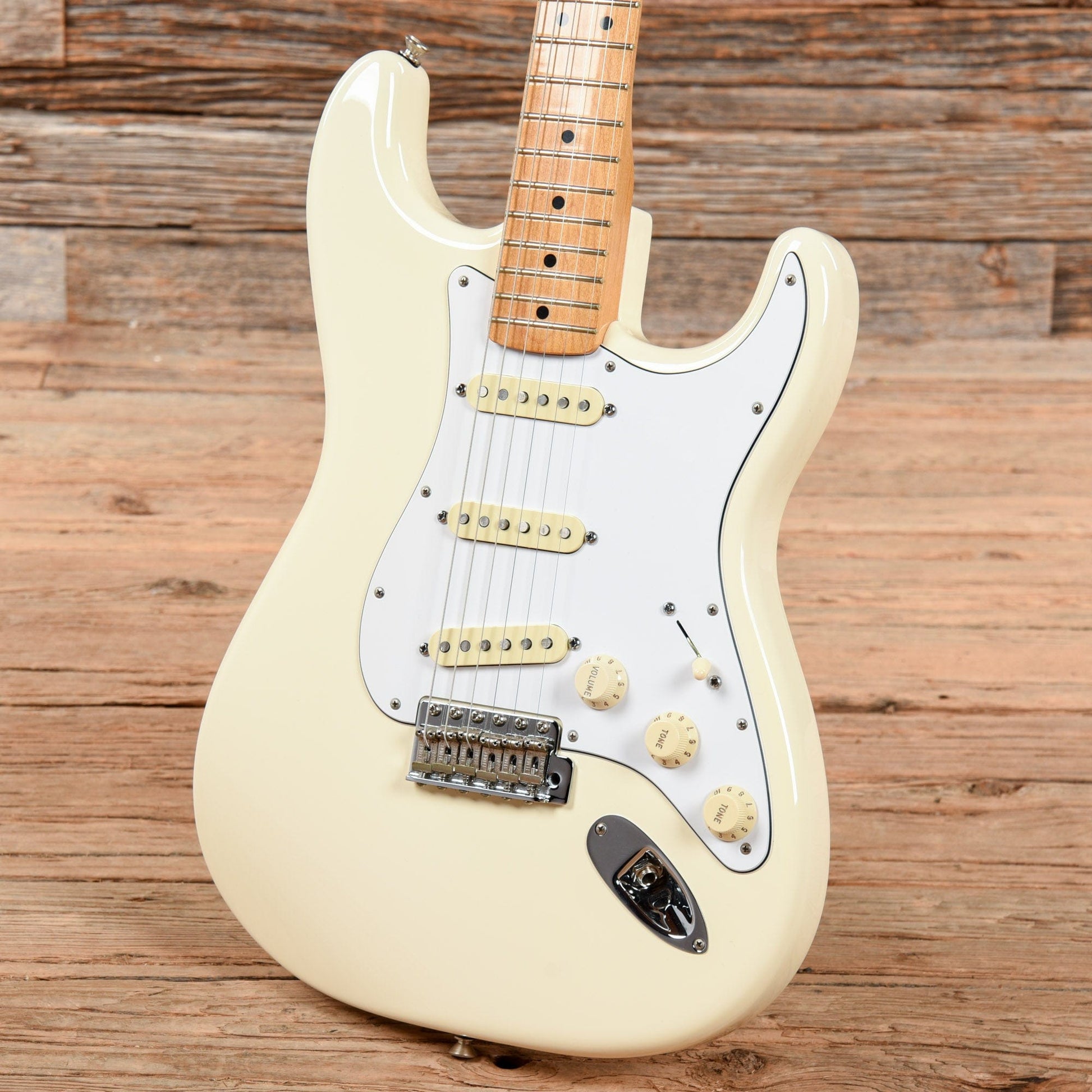 Fender Jimi Hendrix Stratocaster Olympic White 2015 Electric Guitars / Solid Body