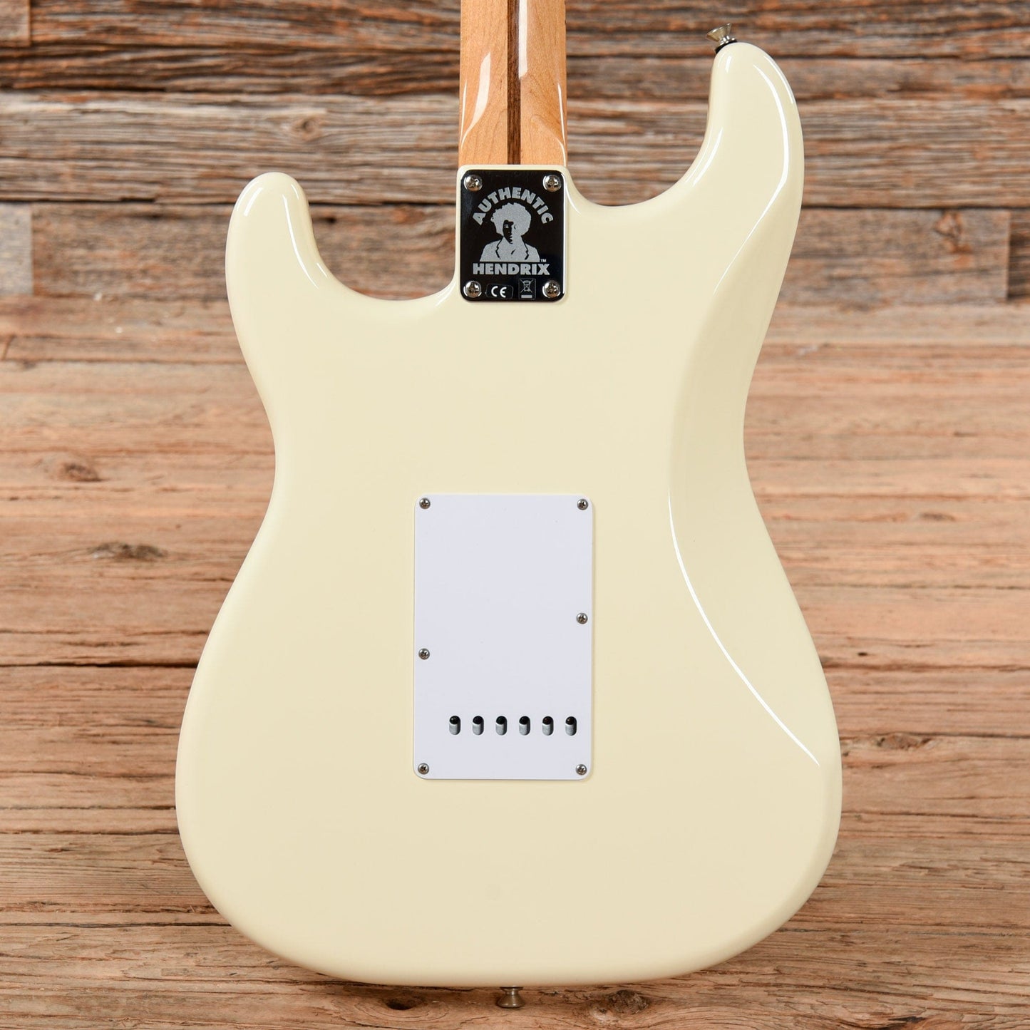 Fender Jimi Hendrix Stratocaster Olympic White 2015 Electric Guitars / Solid Body