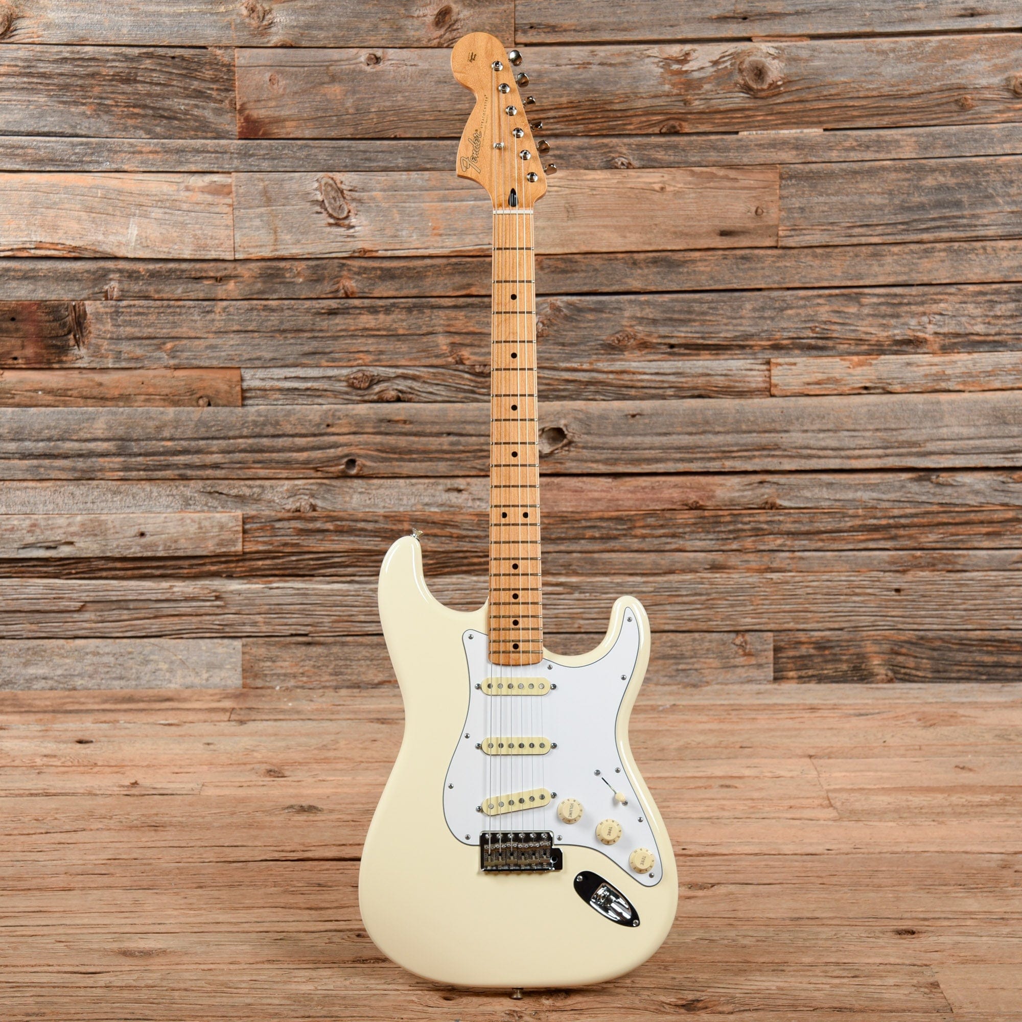 Fender Jimi Hendrix Stratocaster Olympic White 2015 Electric Guitars / Solid Body