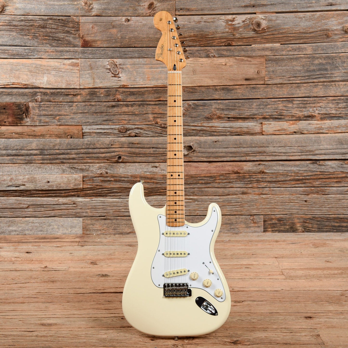 Fender Jimi Hendrix Stratocaster Olympic White 2015 Electric Guitars / Solid Body