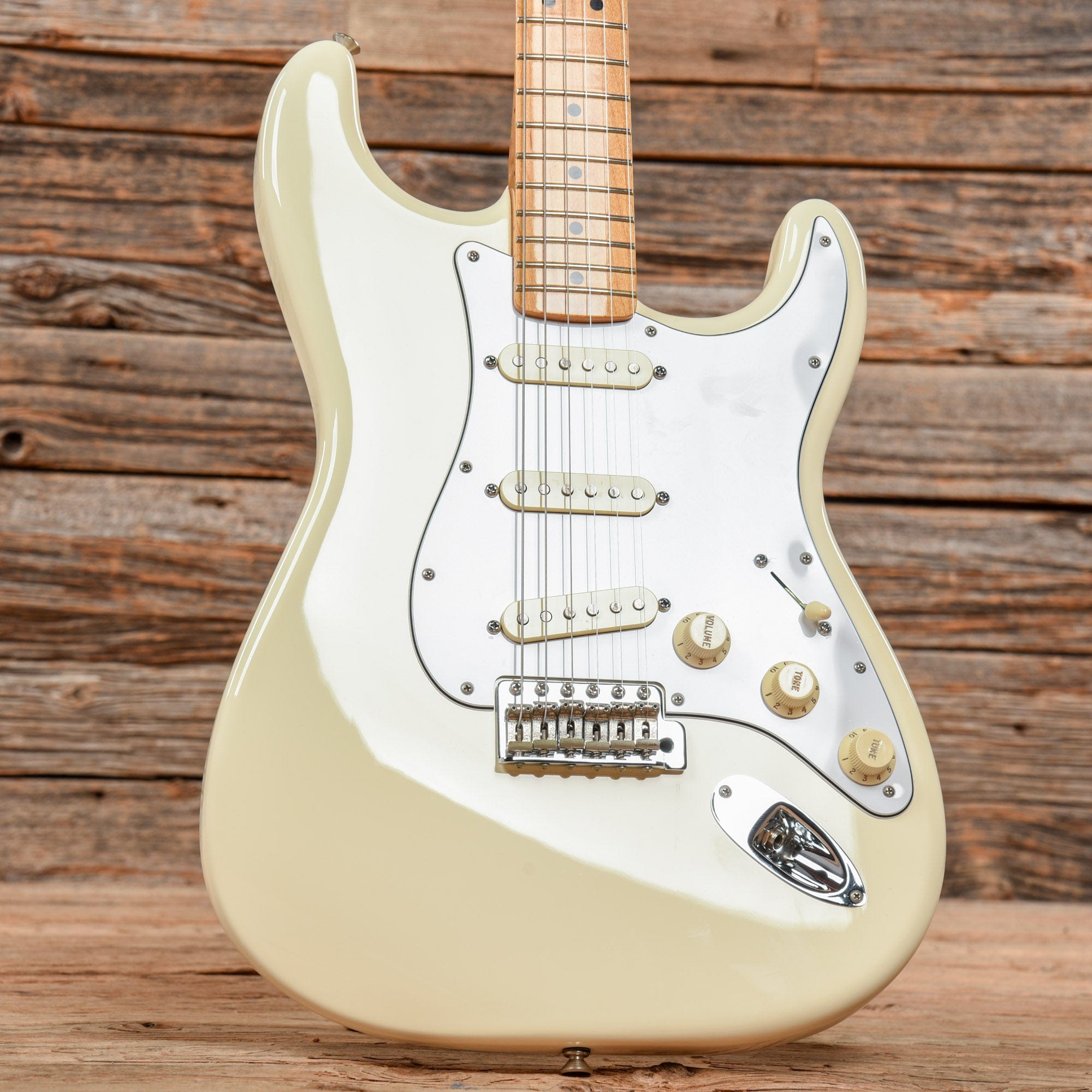 Fender Jimi Hendrix Stratocaster Olympic White 2015 Electric Guitars / Solid Body