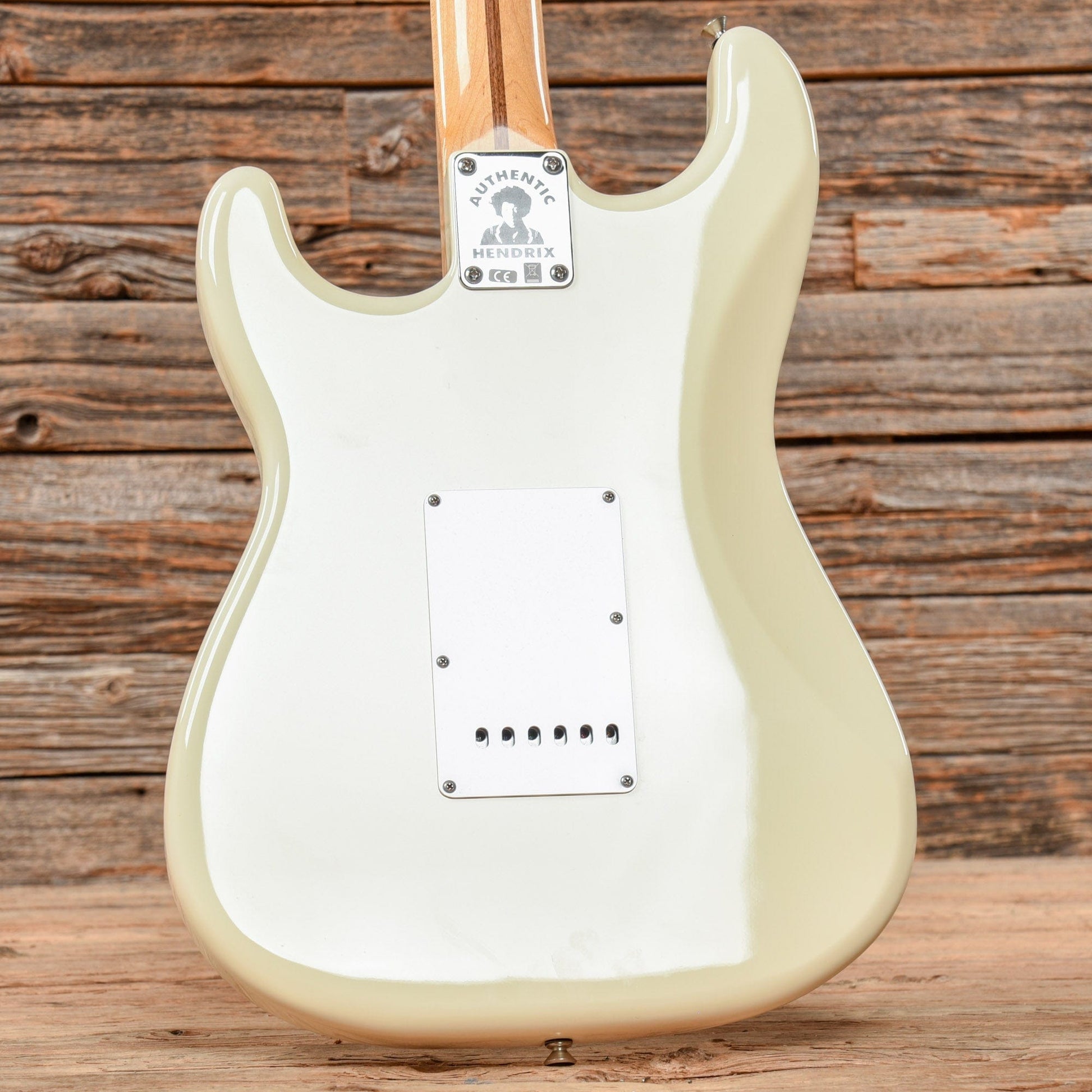 Fender Jimi Hendrix Stratocaster Olympic White 2015 Electric Guitars / Solid Body