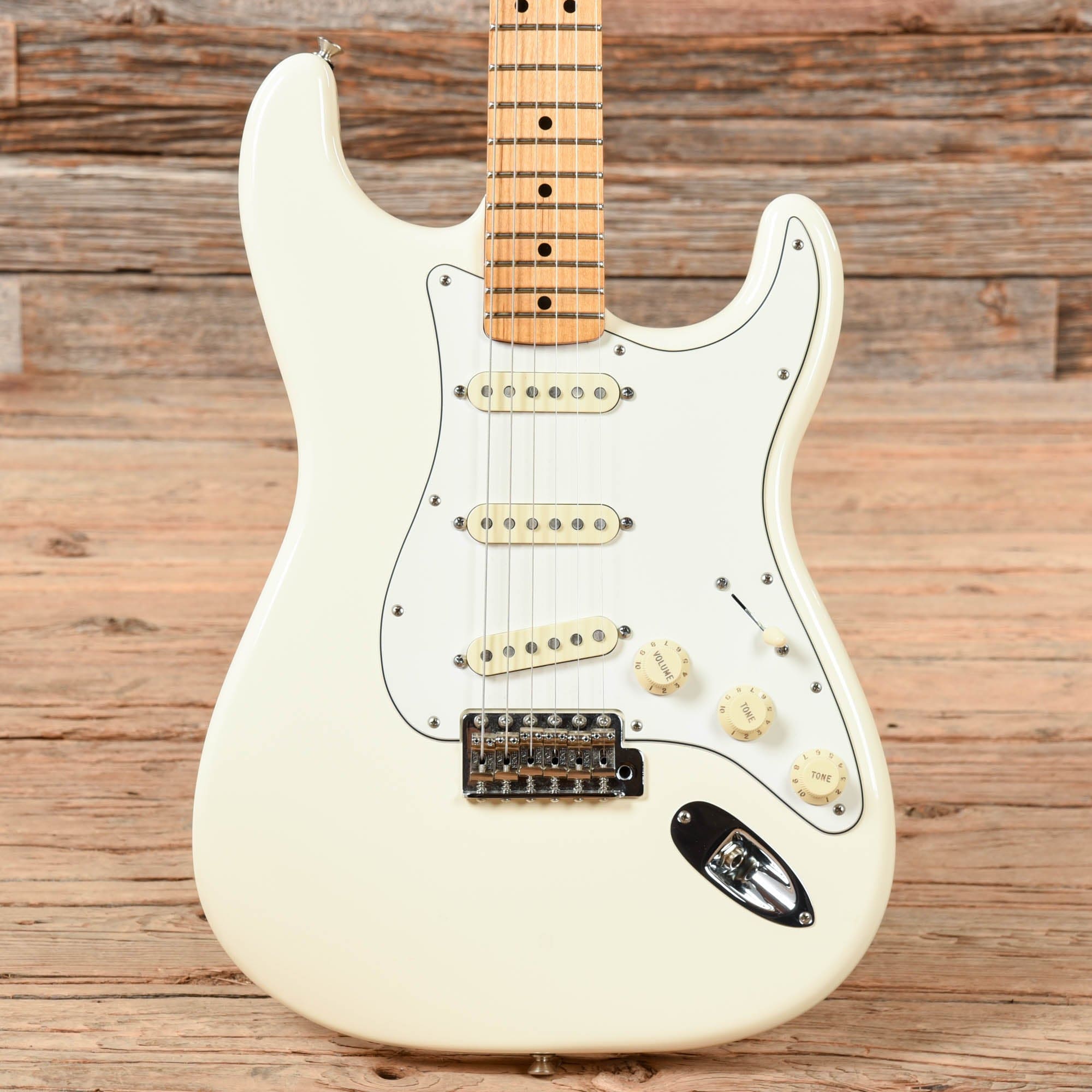 Fender Jimi Hendrix Stratocaster Olympic White Electric Guitars / Solid Body
