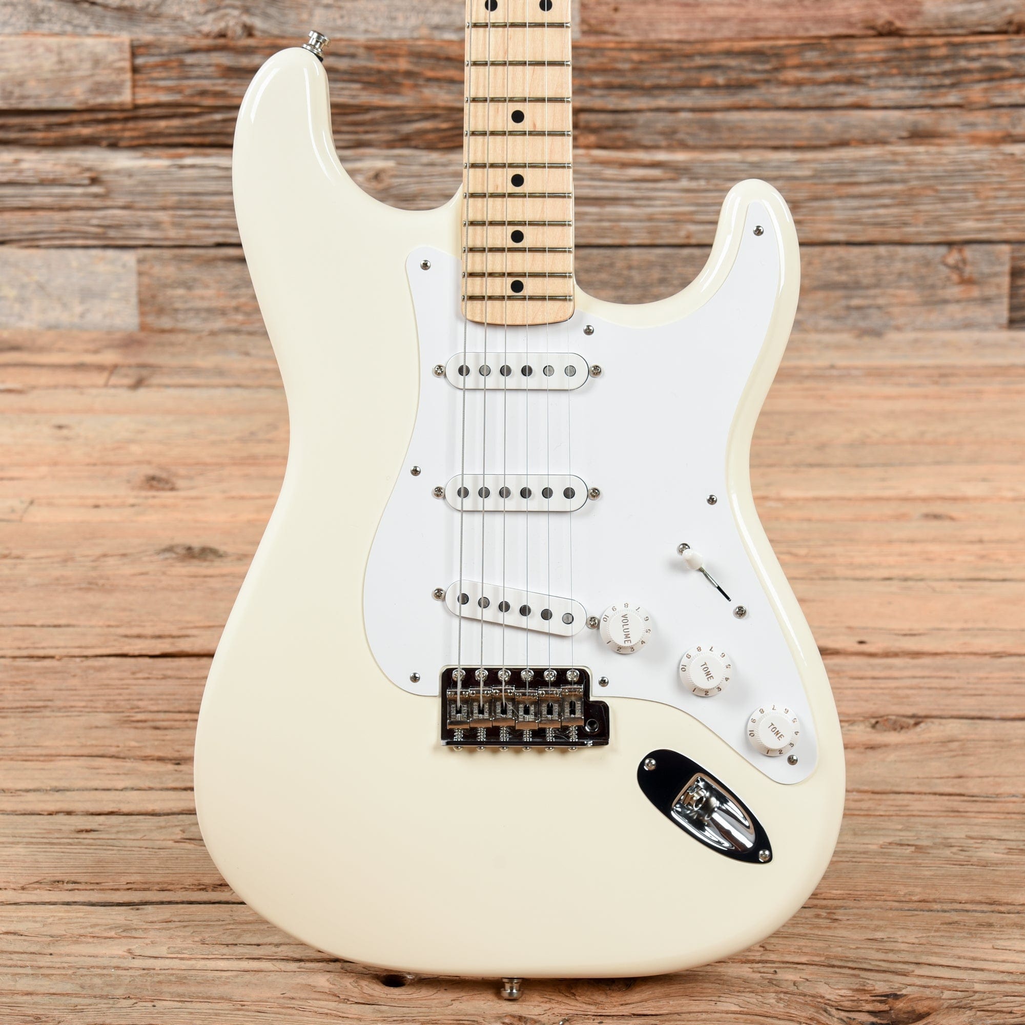 Fender Jimmie Vaughan Tex-Mex Stratocaster Olympic White 2018 Electric Guitars / Solid Body