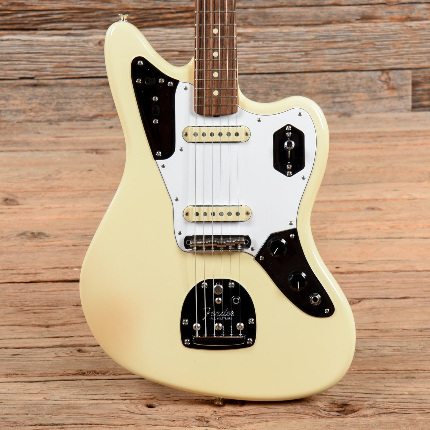 Fender Johnny Marr Signature Jaguar Olympic White 2013 Electric Guitars / Solid Body
