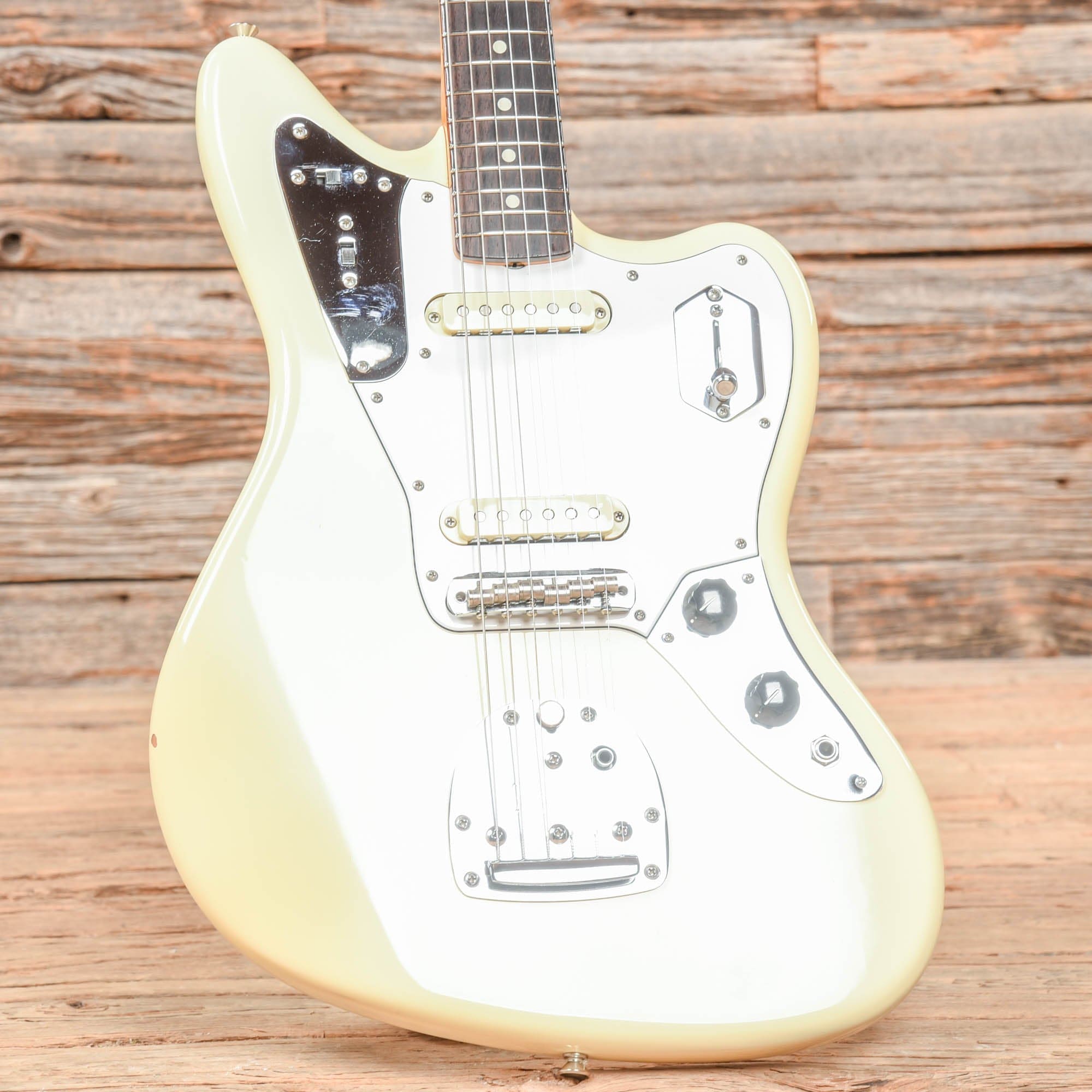 Fender Johnny Marr Signature Jaguar Olympic White 2015 Electric Guitars / Solid Body