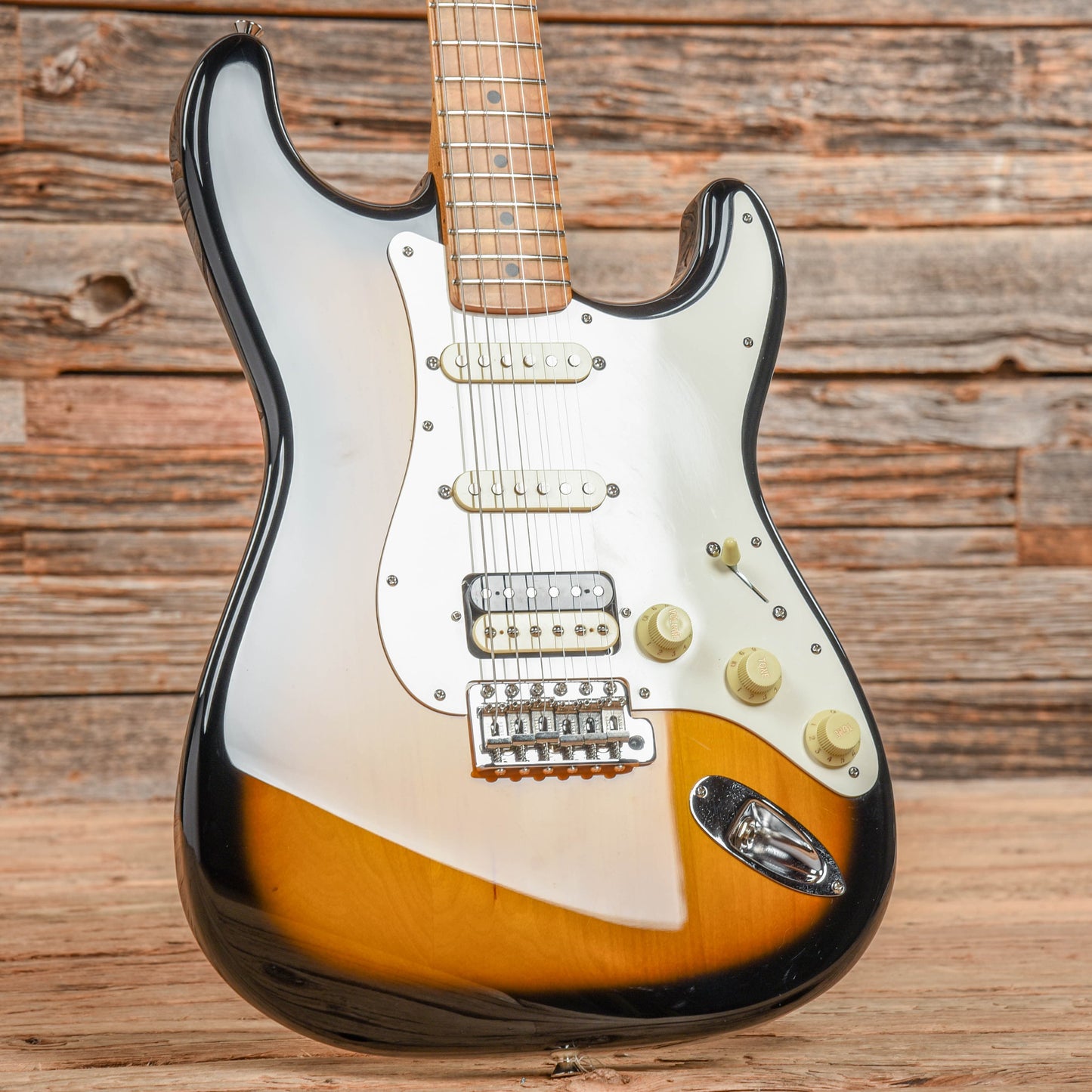 Fender JV Modified '50s Stratocaster HSS Sunburst Electric Guitars / Solid Body