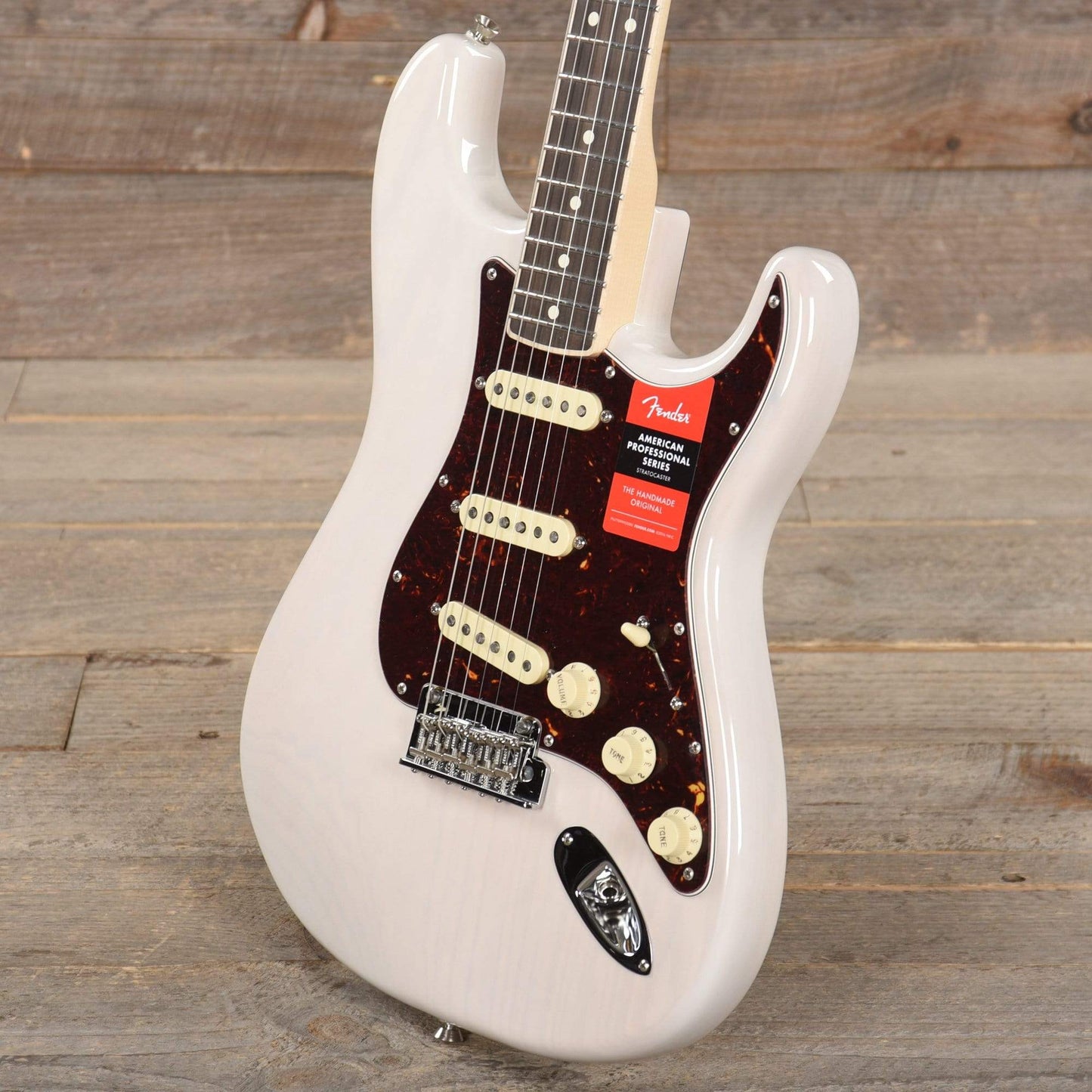 Fender Limited Edition American Pro Stratocaster Ash White Blonde Electric Guitars / Solid Body