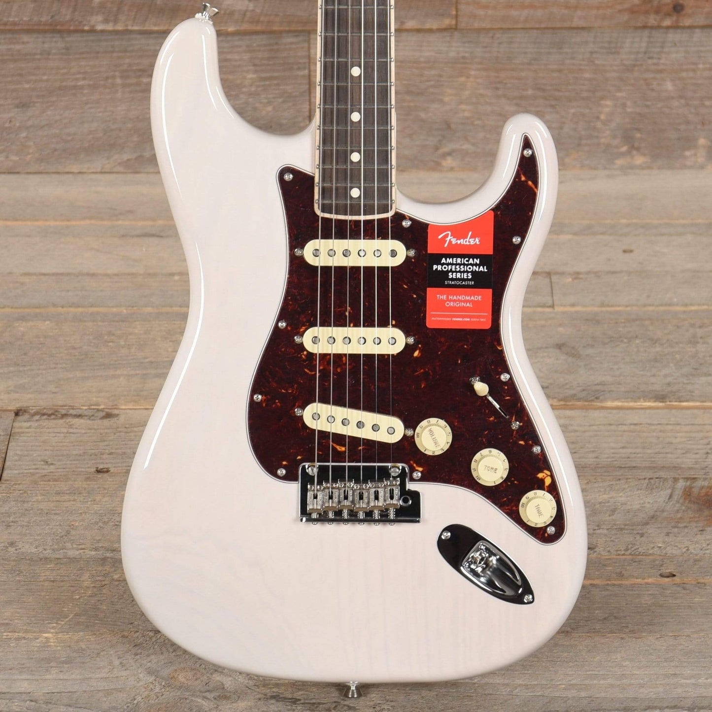 Fender Limited Edition American Pro Stratocaster Ash White Blonde Electric Guitars / Solid Body