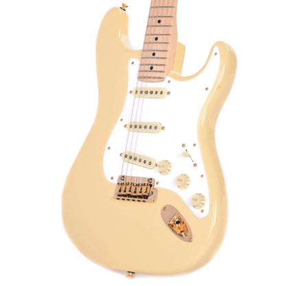 Fender Limited Edition American Pro Stratocaster Vintage White w/Gold Hardware Electric Guitars / Solid Body
