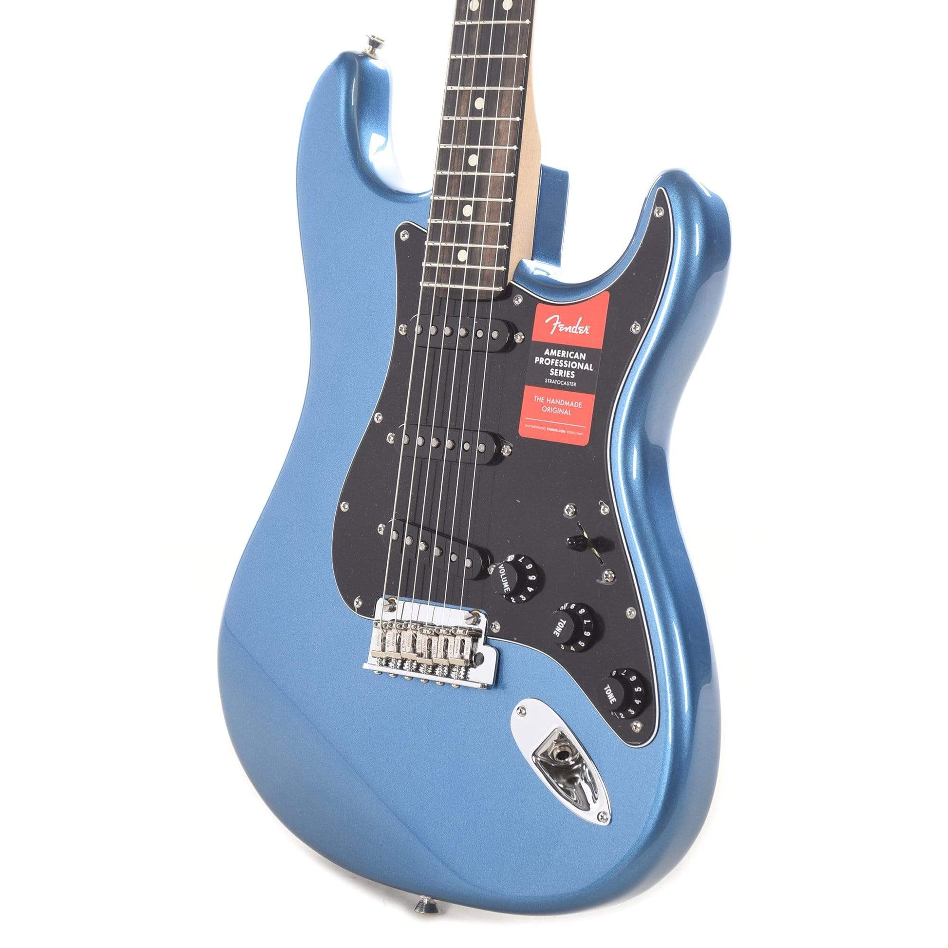 Fender Limited Edition American Professional Stratocaster Lake Placid Blue w/Black Headstock Electric Guitars / Solid Body