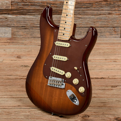 Fender Limited Edition Exotic Series Shedua Top Stratocaster Edgeburst 2017 Electric Guitars / Solid Body