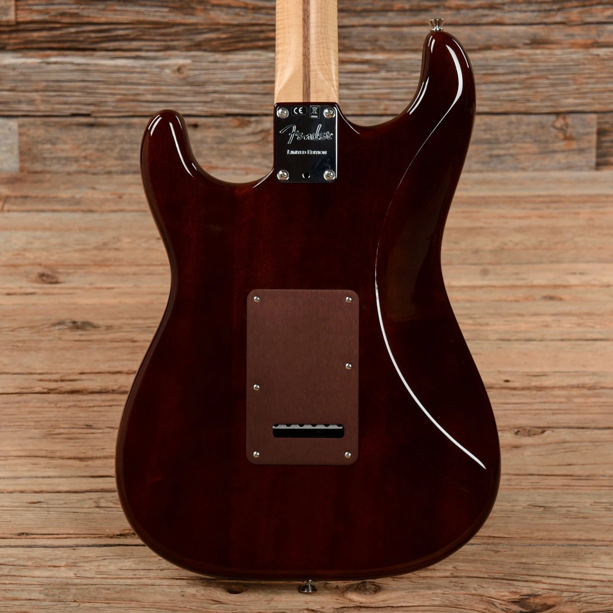 Fender Limited Edition Exotic Series Shedua Top Stratocaster Edgeburst 2017 Electric Guitars / Solid Body