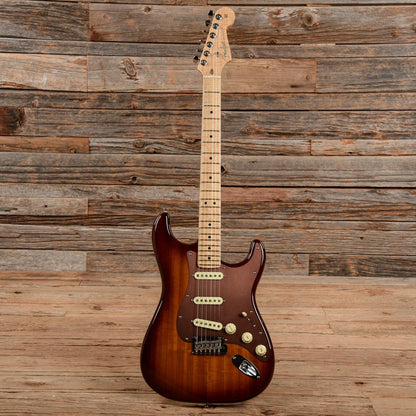 Fender Limited Edition Exotic Series Shedua Top Stratocaster Edgeburst 2017 Electric Guitars / Solid Body