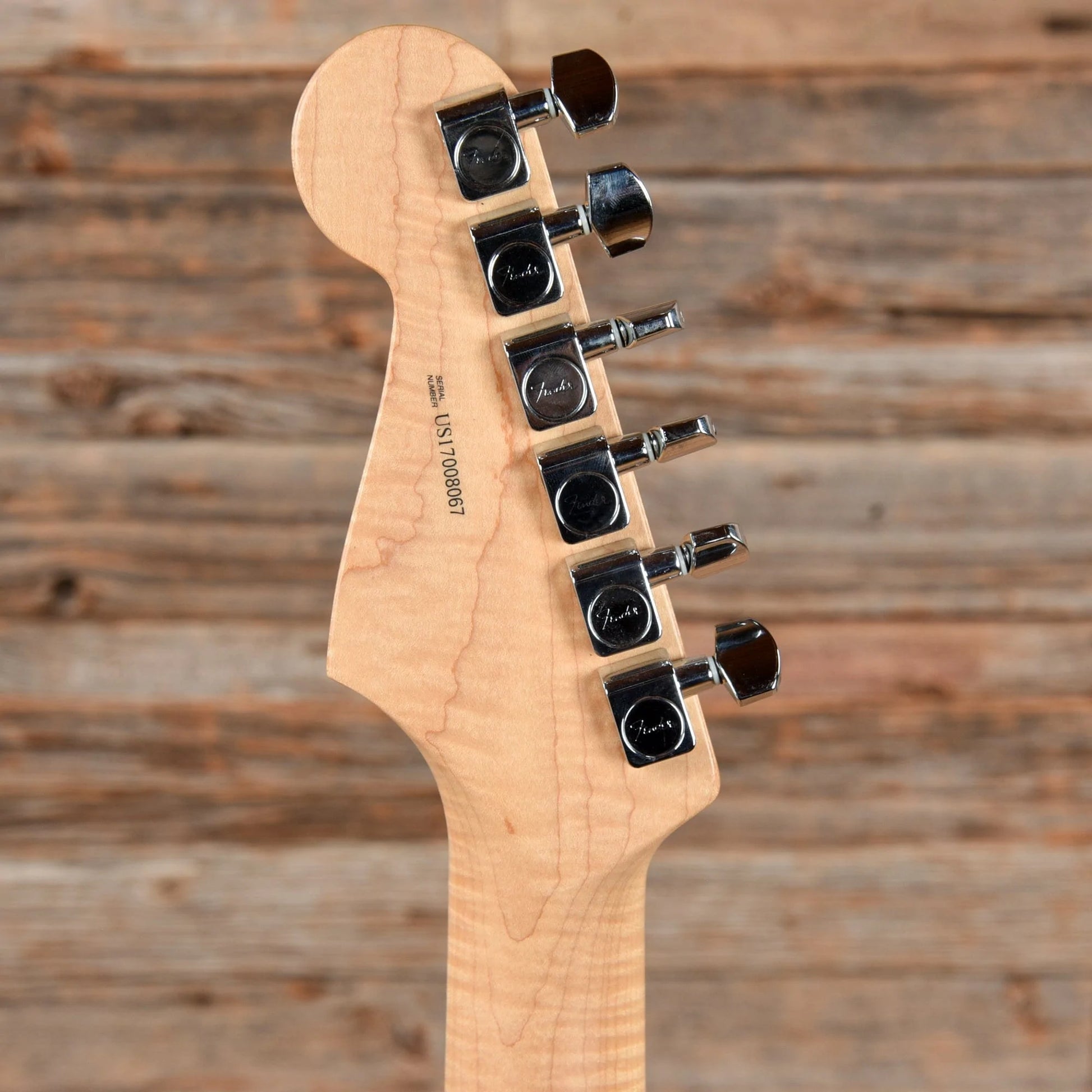 Fender Limited Edition Exotic Series Shedua Top Stratocaster Edgeburst 2017 Electric Guitars / Solid Body