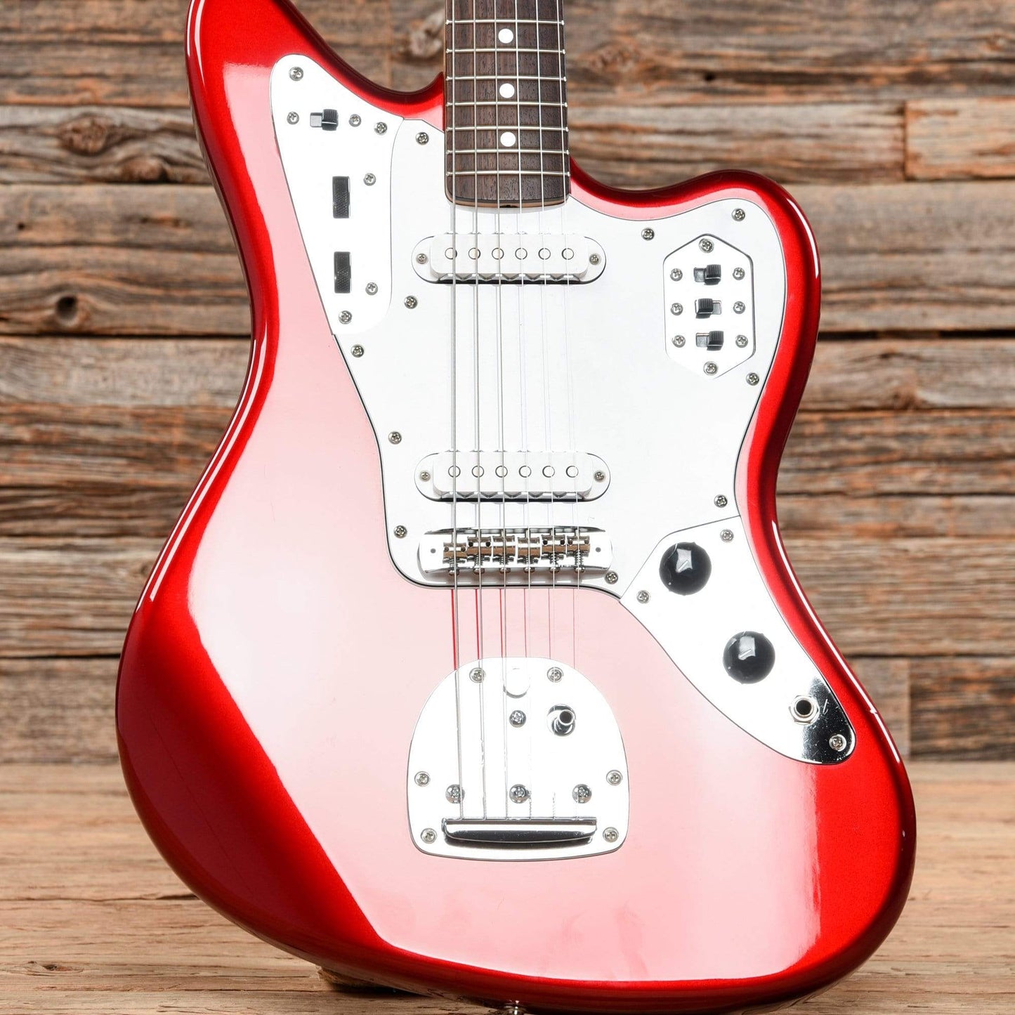 Fender Limited Edition Jaguar Candy Apple Red 2004 Electric Guitars / Solid Body