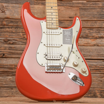 Fender Limited Edition Player Stratocaster HSS Fiesta Red w/Matching Headstock Electric Guitars / Solid Body