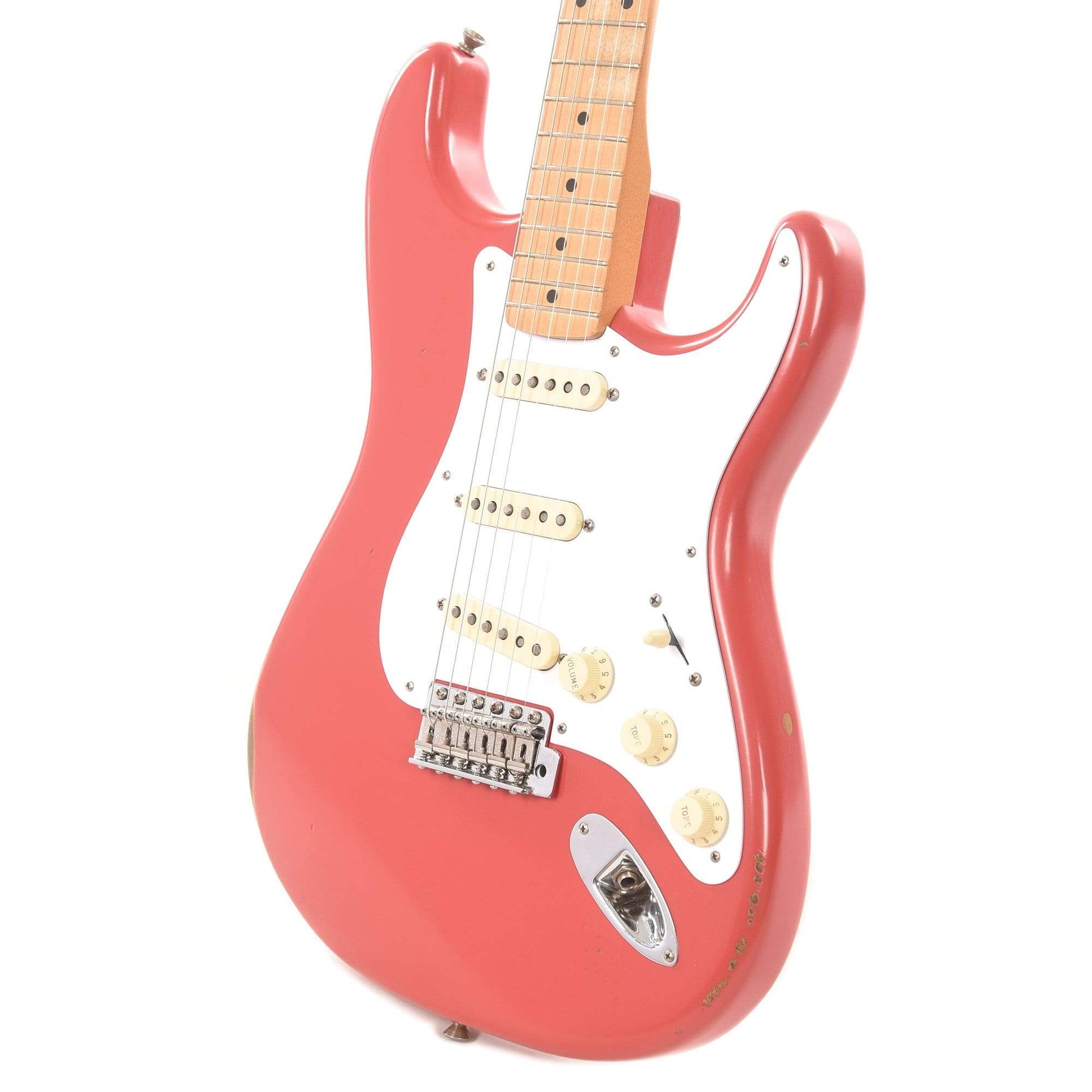 Fender Limited Edition Road Worn '50s Stratocaster Fiesta Red Electric Guitars / Solid Body