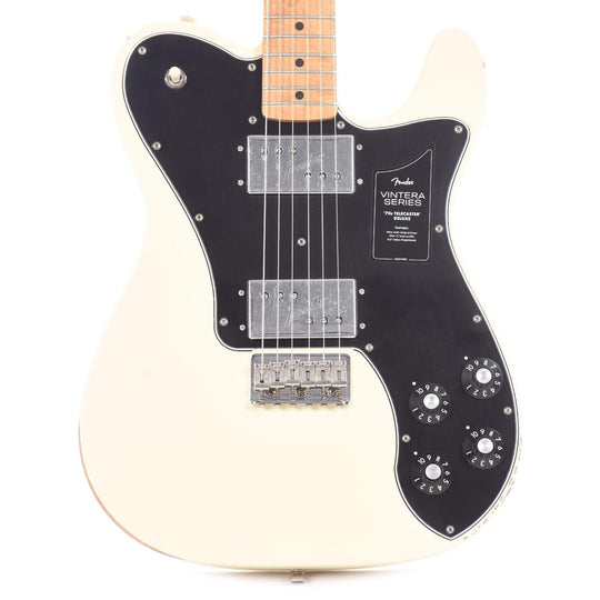 Fender Limited Edition Road Worn '70s Telecaster Deluxe Olympic White Electric Guitars / Solid Body
