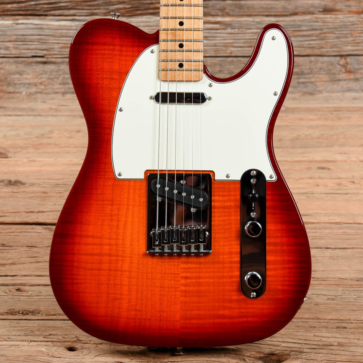 Fender Limited Edition Standard Telecaster Plus Top Aged Cherry Burst 2018 Electric Guitars / Solid Body
